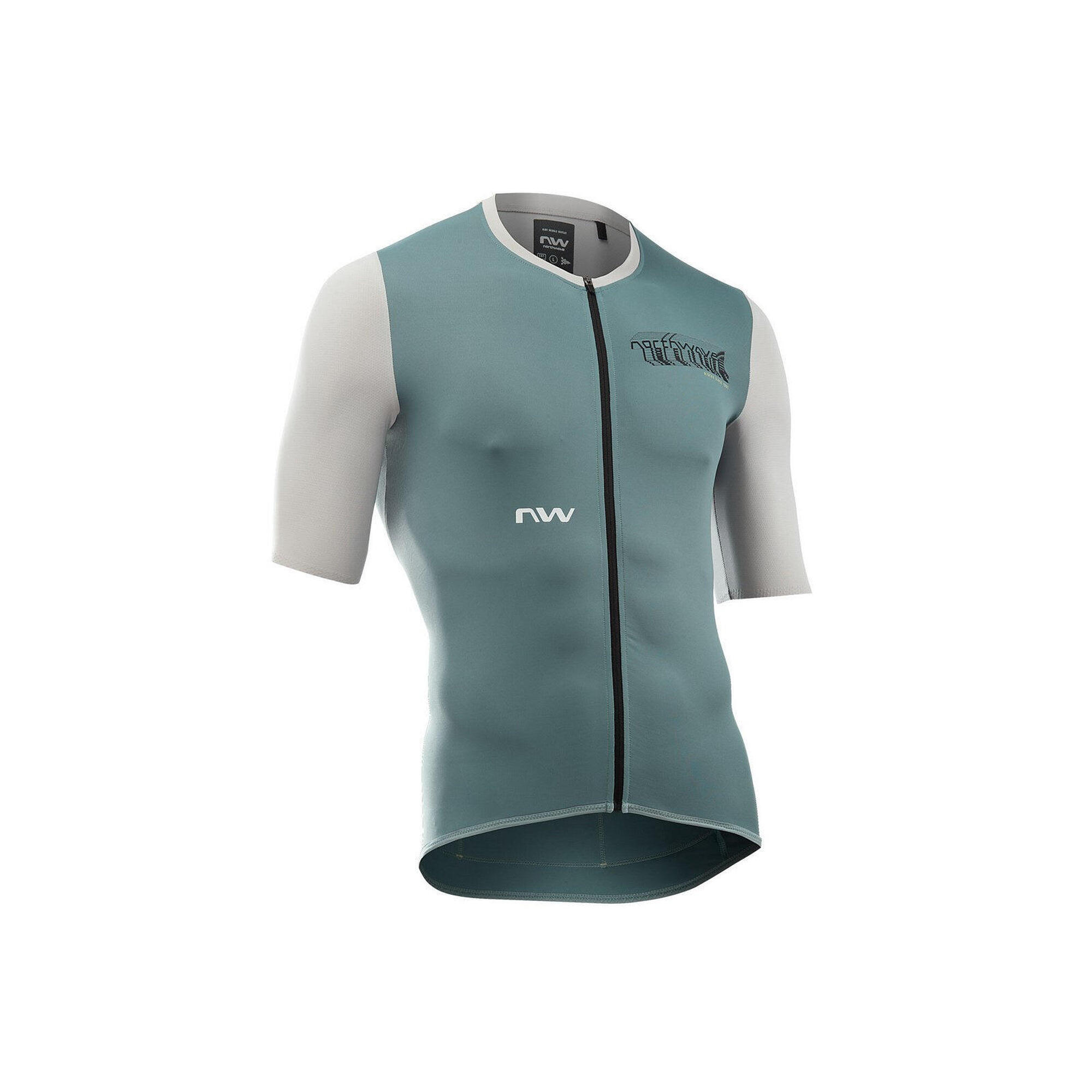 Koszulka rowerowa mtb gravel NORTHWAVE Essence Evo Jersey UPF50 zielony