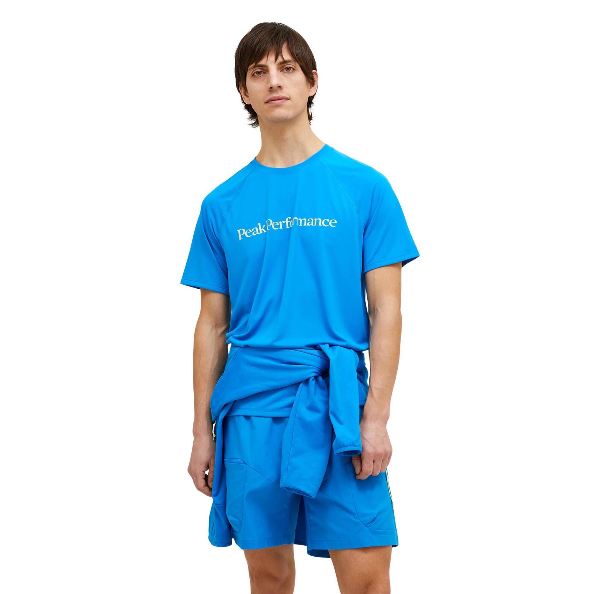 Koszulka Peak Performance męska Active Tee niebieska - L
