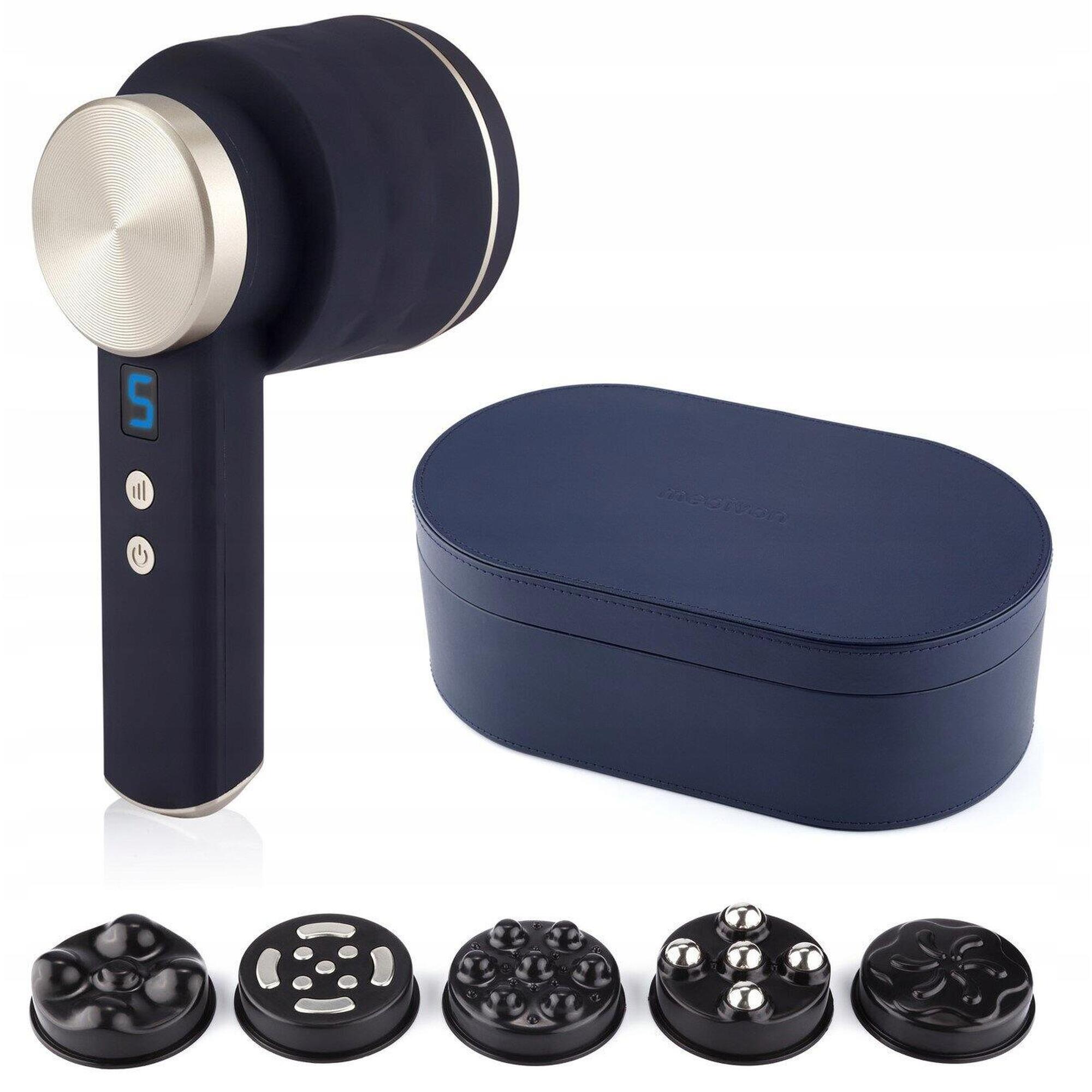 Masażer ręczny do ciała antycellulitowy bezprzewodowy Medivon Lift 6w1 etui