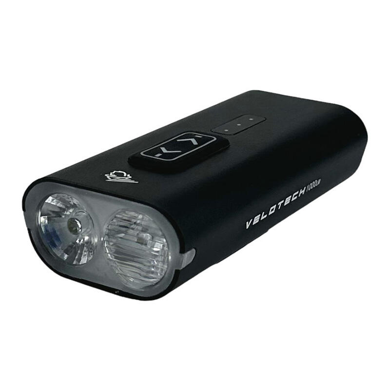 Lampka przednia Velotech Pro 1000L akumulatorowa