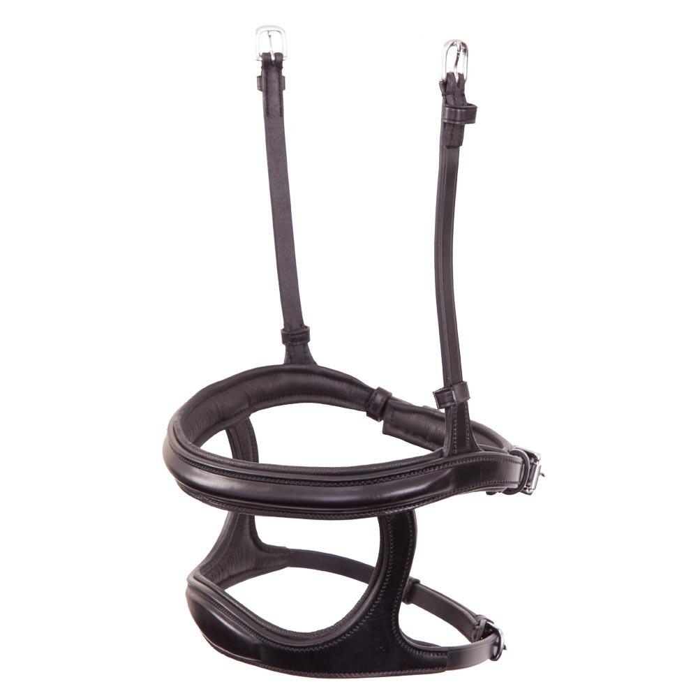 Podwójny Skórzany nachrapnik BR Equitation