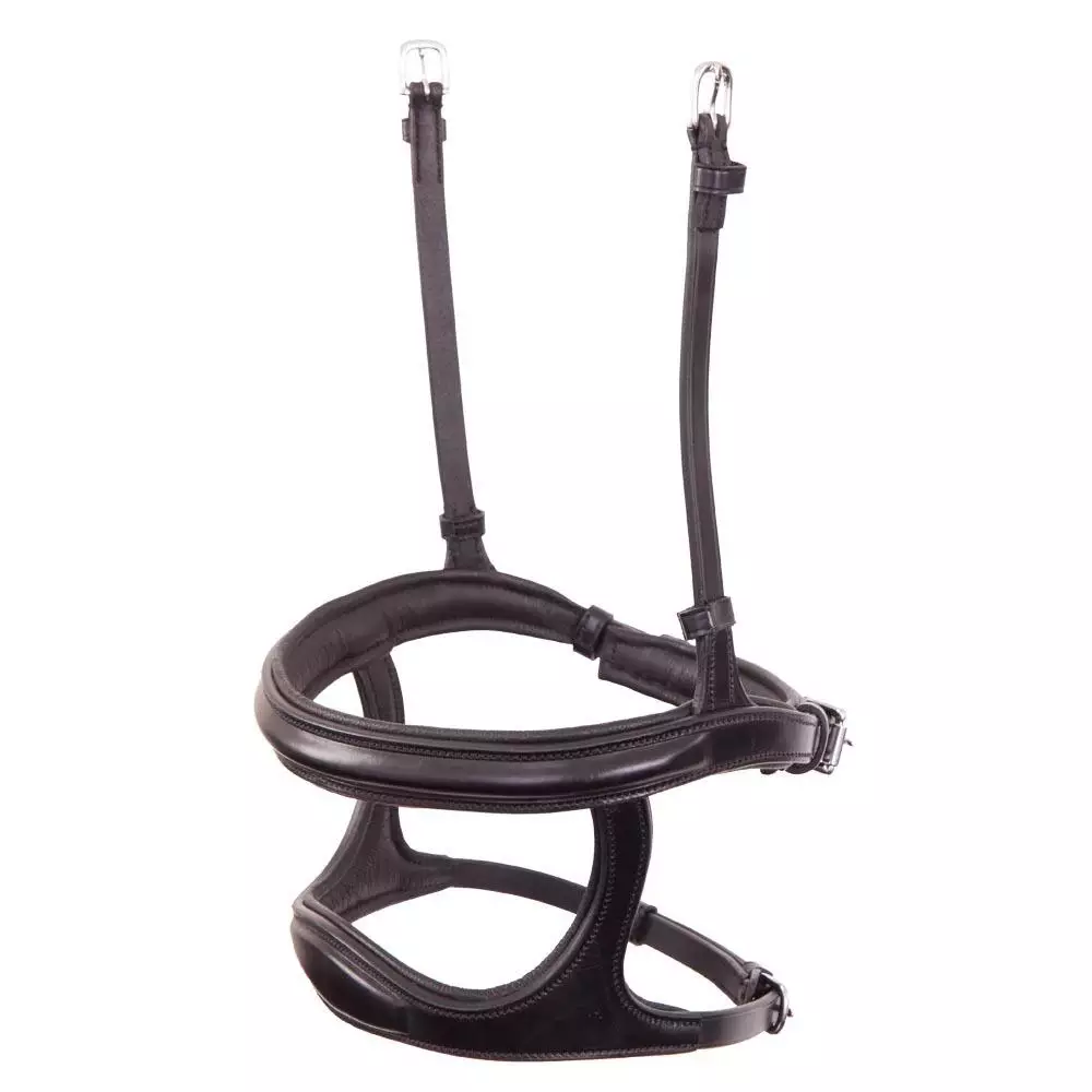 Podwójny Skórzany nachrapnik BR Equitation