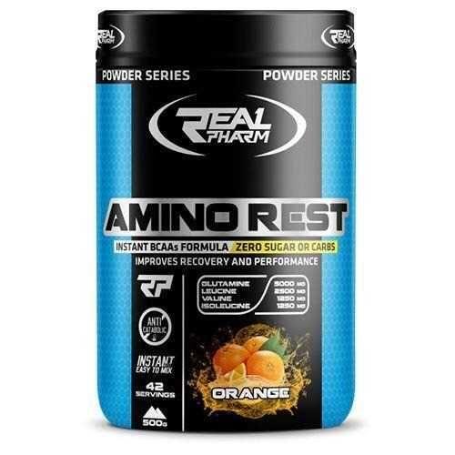 Aminokwasy Wolne Real Pharm Amino Rest 500g Lemon