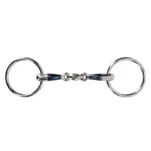 Mors 2 pierścienie do konia podwójne łamańce anatomiczne QHP