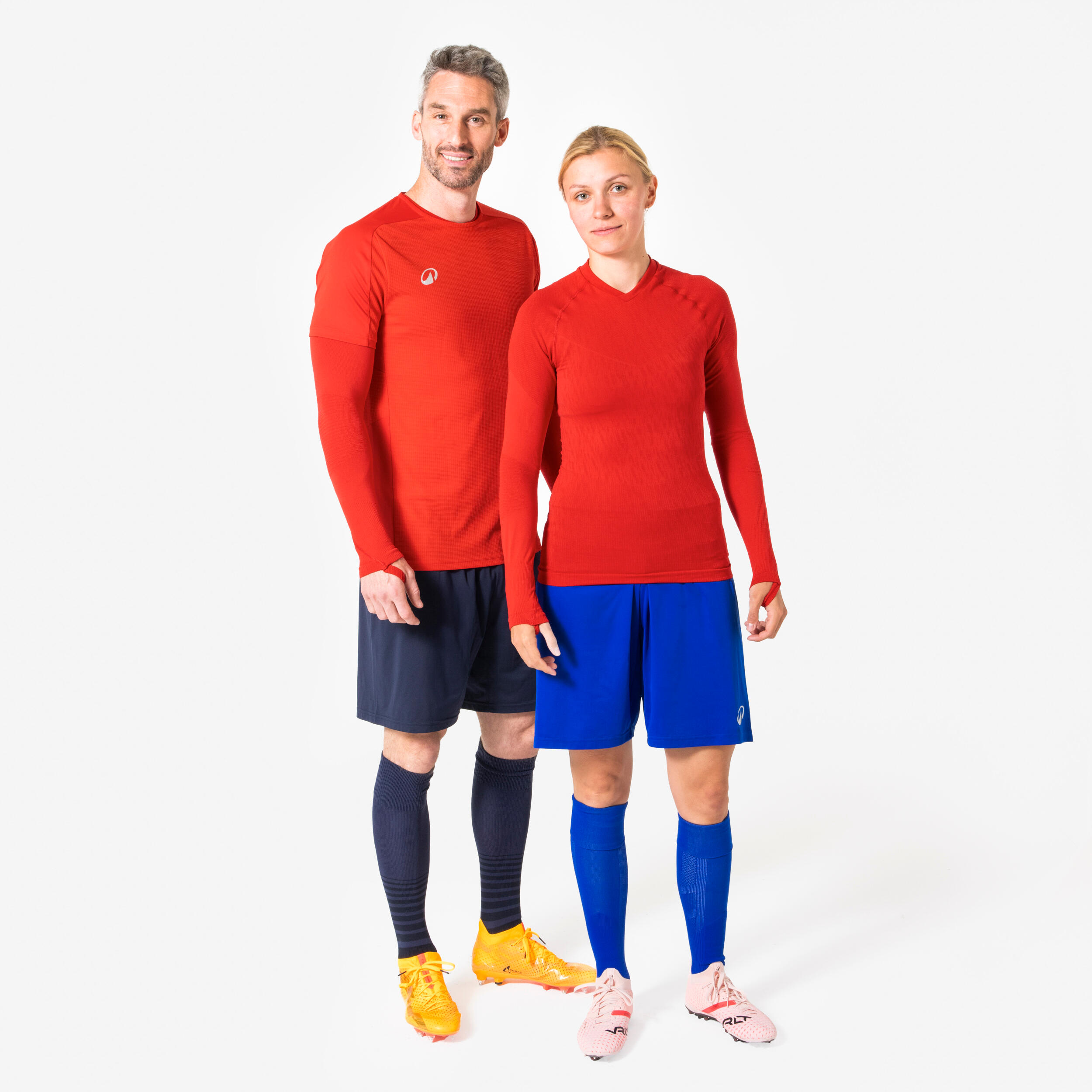 Koszulka termoaktywna z długim rękawem unisex Kipsta Keepdry bez szwów