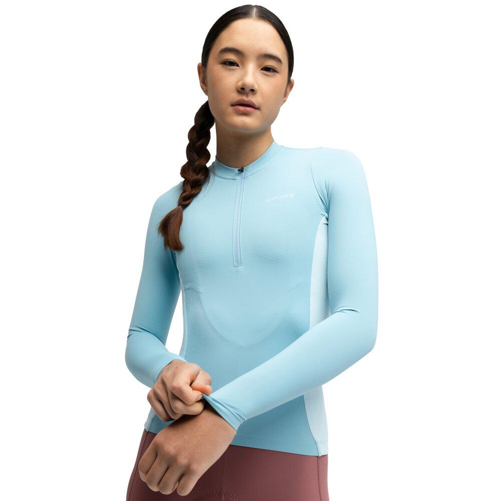 Damska koszulka rowerowa gravel z długim rękawem Kolarstwo Siroko GM3-W Bordal