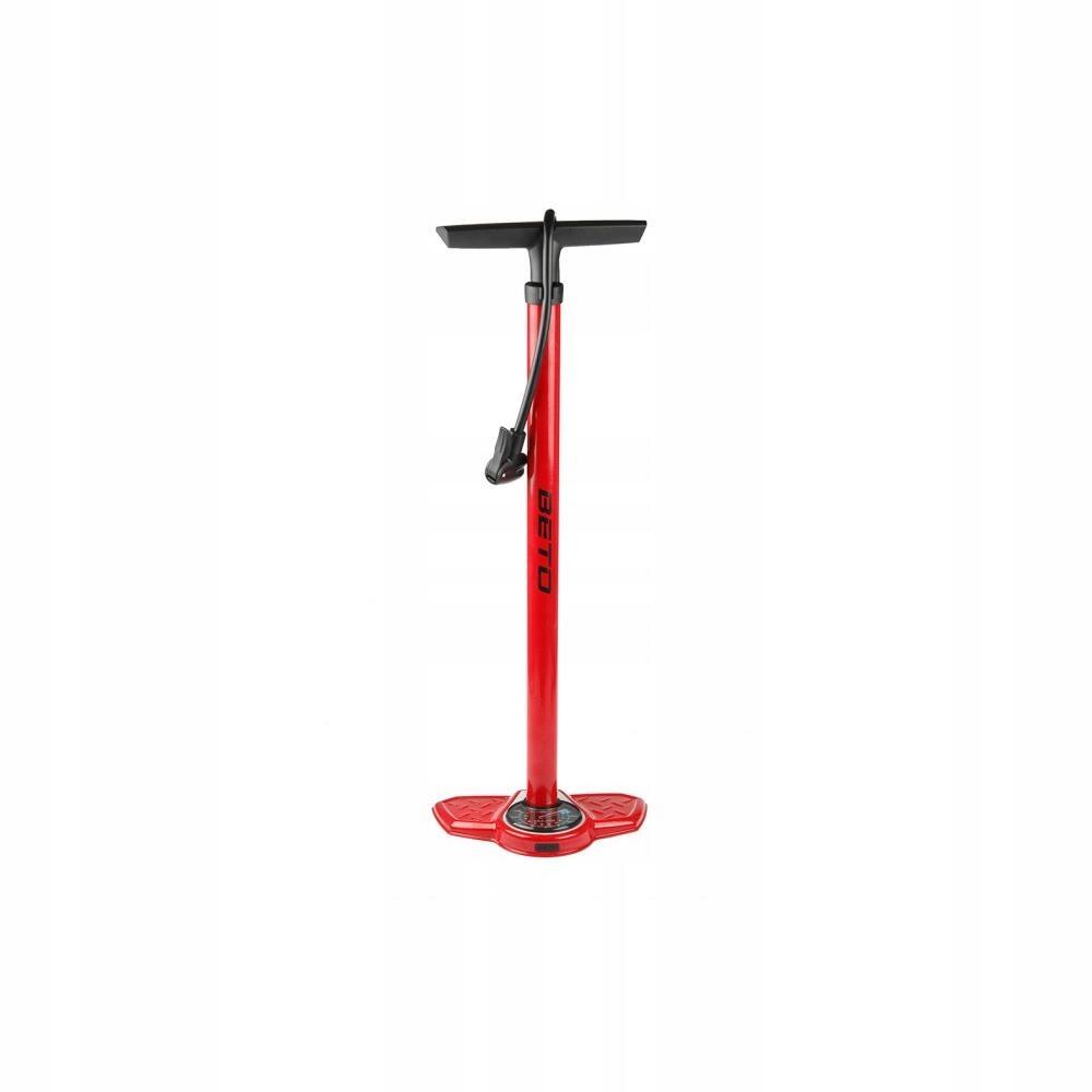 Pompka Beto CMP-135SG5-RD podłogowa z manometrem stalowa 26" 160 PSI Czerwona