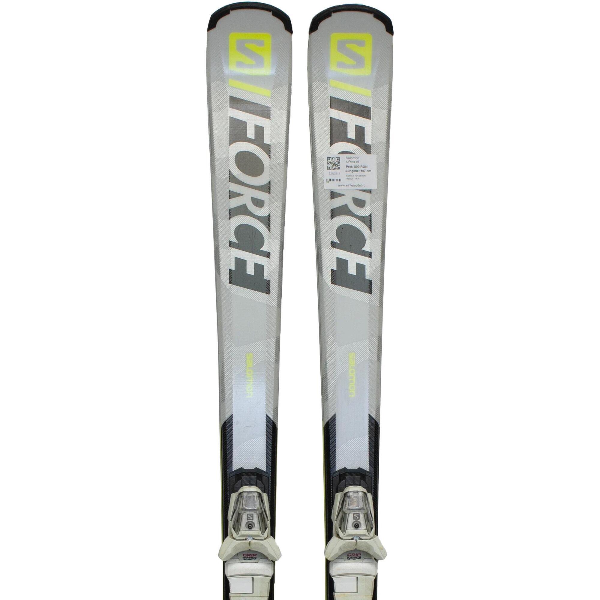 Second Life- Narty SALOMON S/Force 05, 167 cm- Stan bardzo dobry