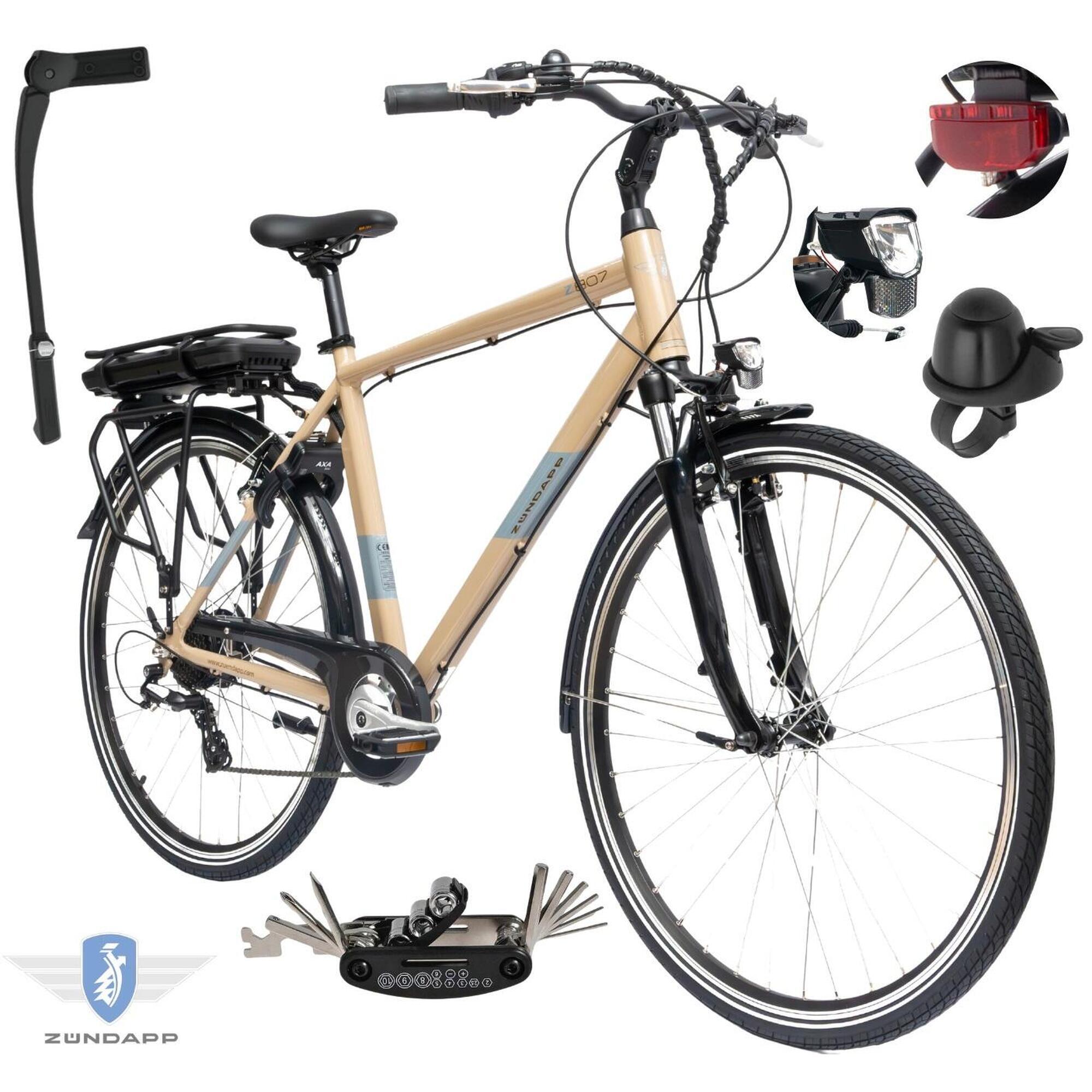 Rower Elektryczny Męski Trekkingowy 28" SHIMANO 2025 Aluminium 250 W LCD