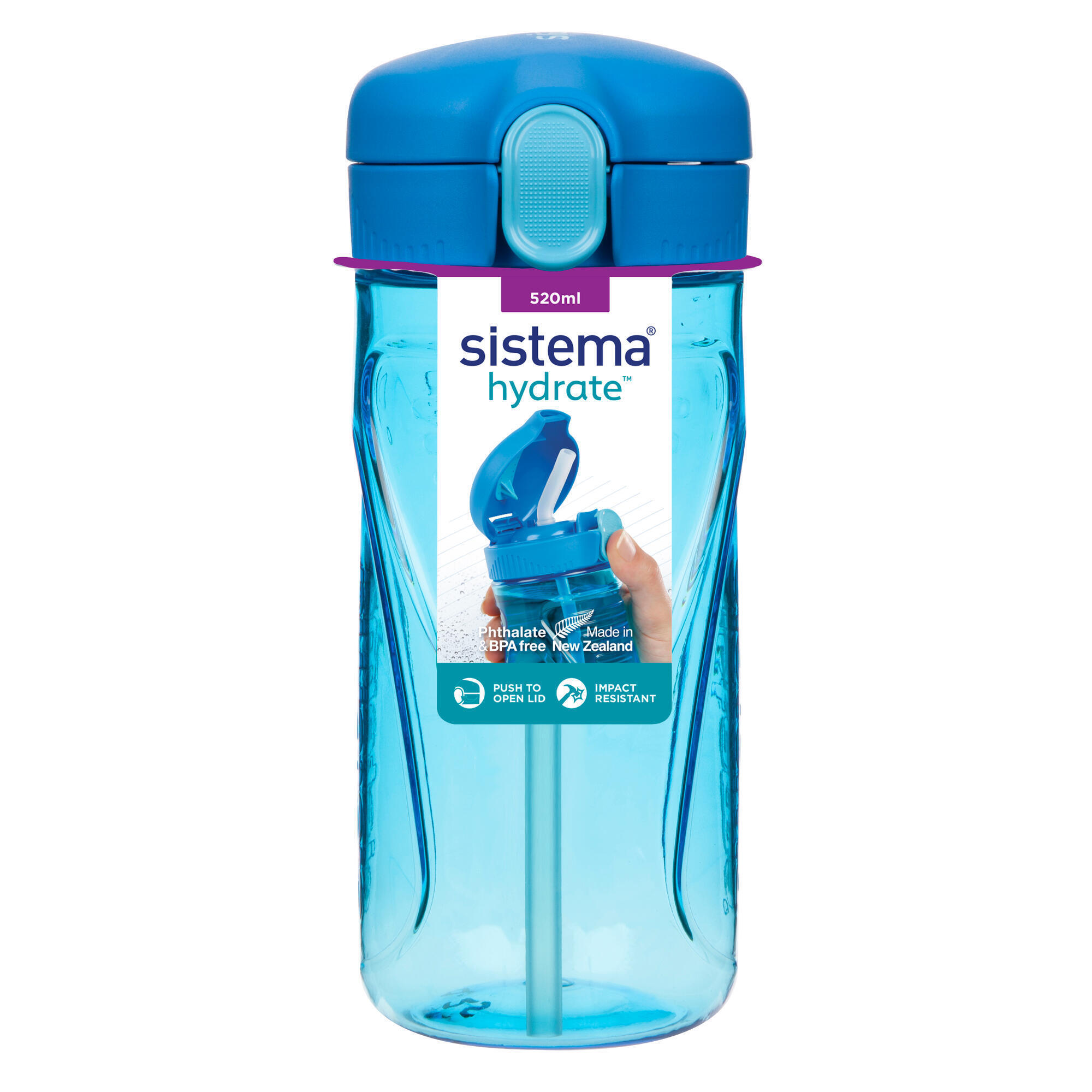 Butelka ze słomką Hydrate Quick Flip Top 520 ml