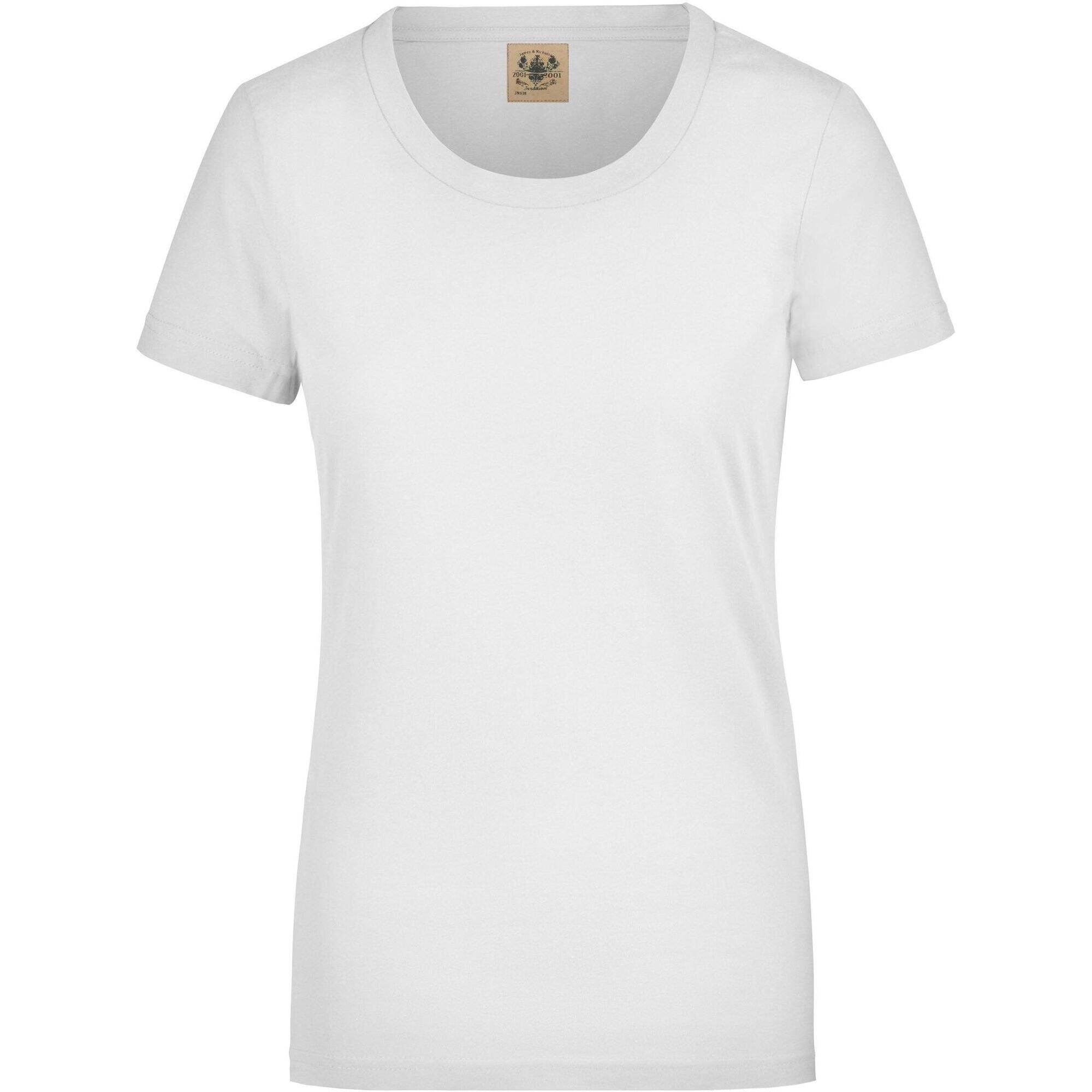 Damska Koszulka Vintage XL z Bawełny - James & Nicholson