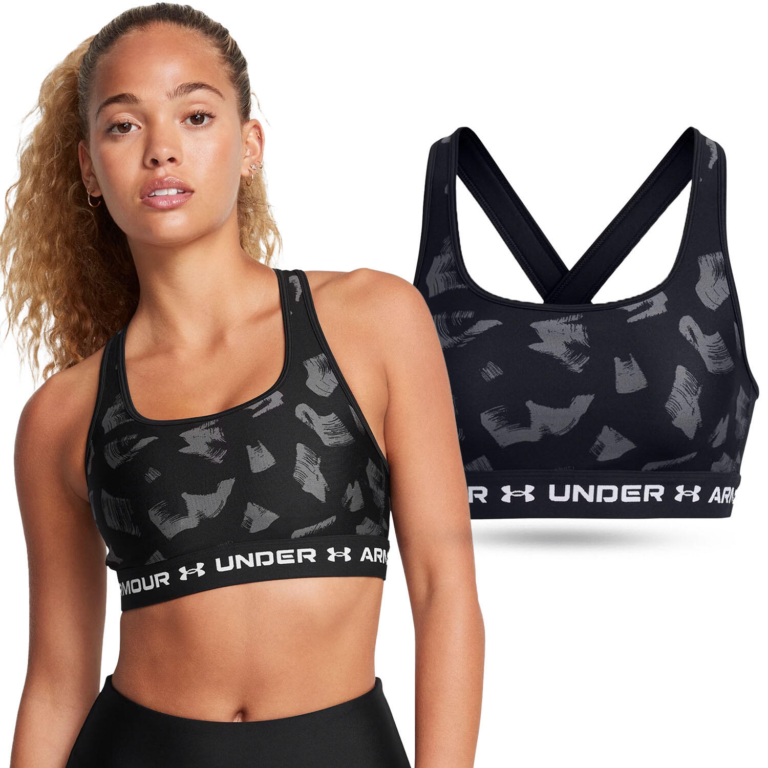 Stanik sportowy damski treningowy Under Armour biustonosz sportowy