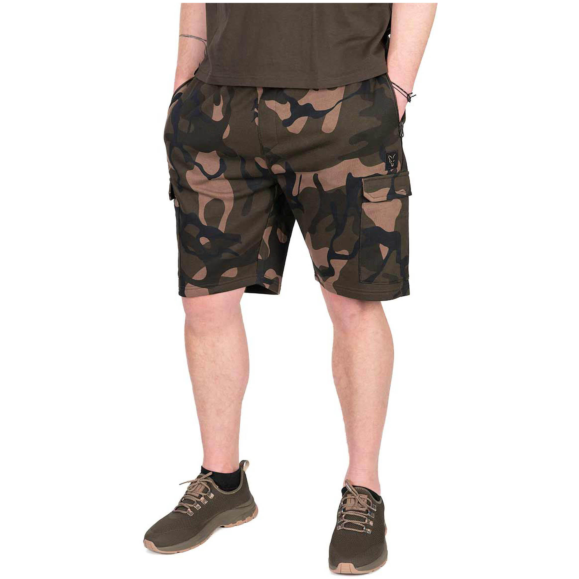 Spodenki Szorty Wędkarskie Męskie Fox Lw Camo Jogger Shorts