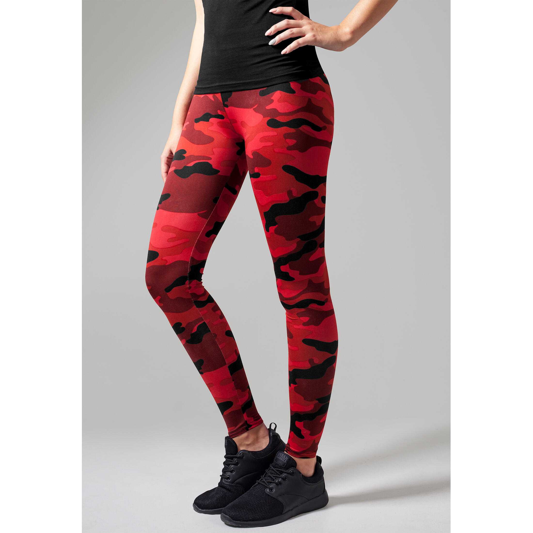 Damskie klasyczne legginsy miejskie skinny
