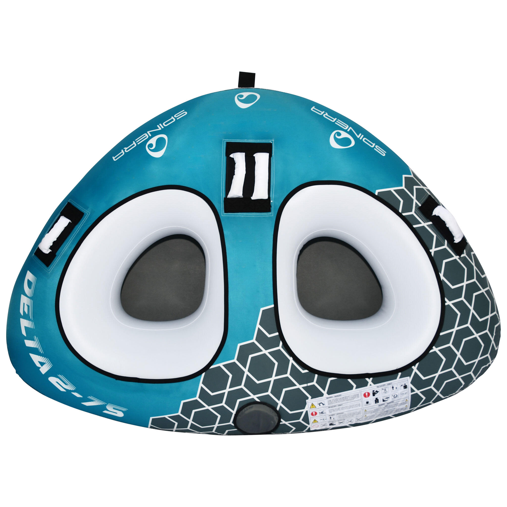 Dwuosobowe koło do holowania Spinera Delta 2 – trójkątna tuba wodna