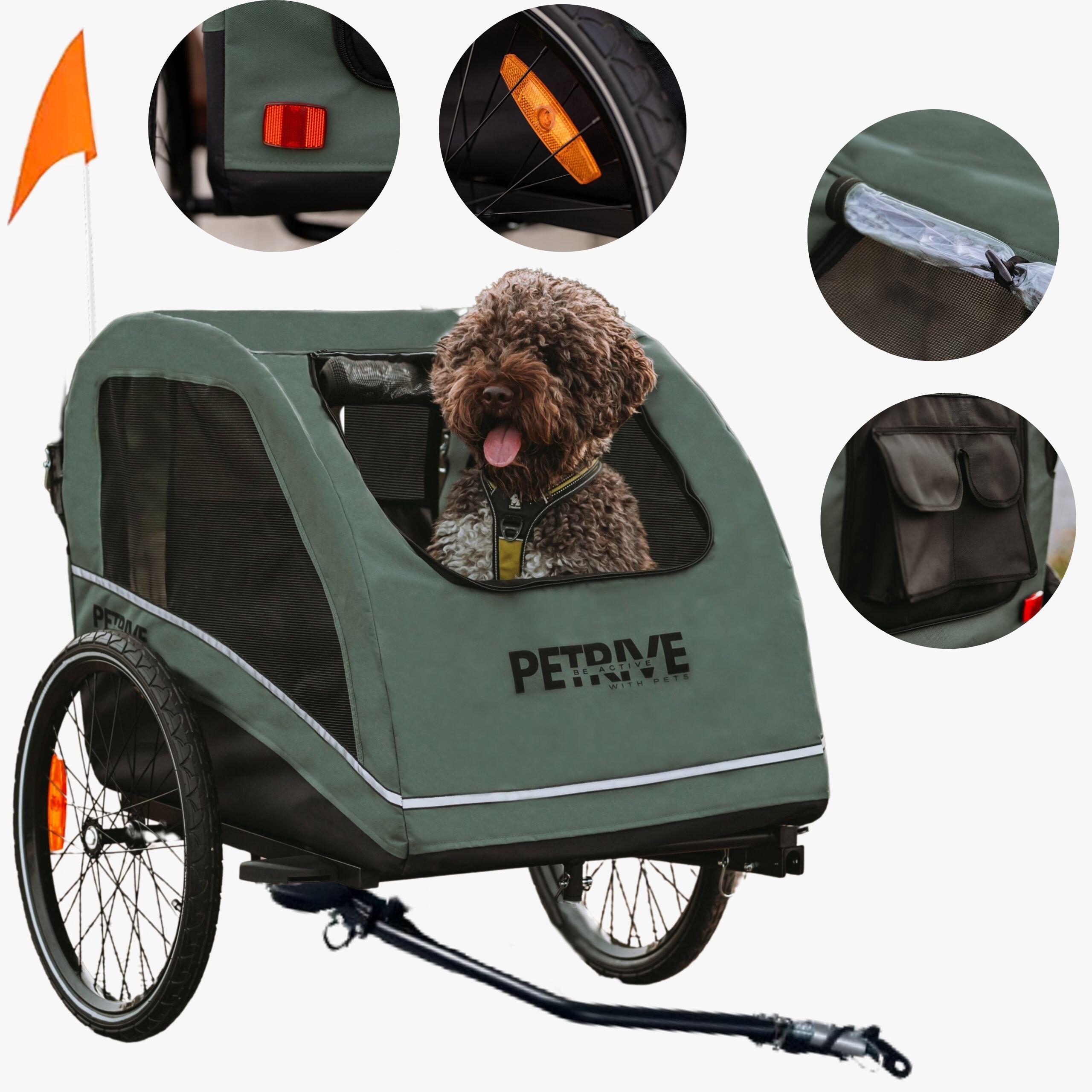 Przyczepka rowerowa dla psa PETRIVE do 40 kg