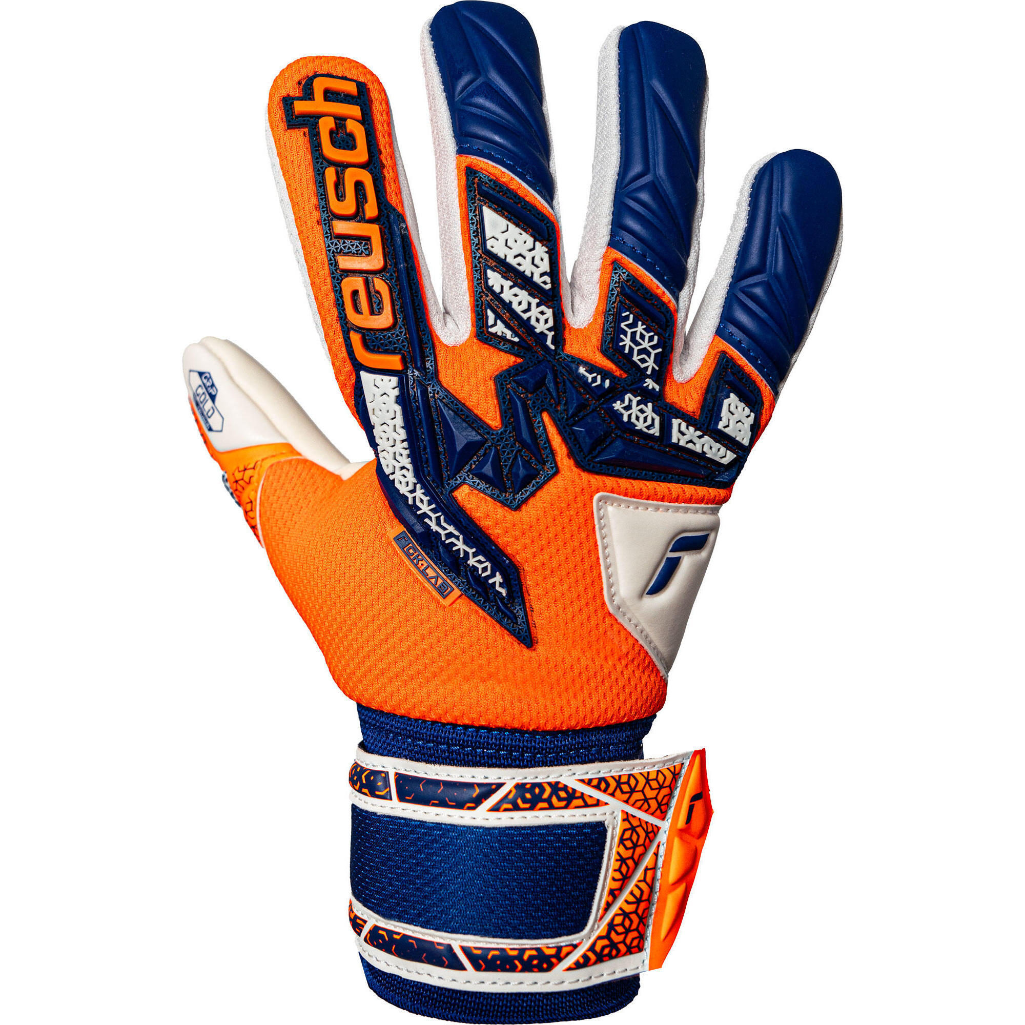 Rękawice bramkarskie dziecięce Reusch Attrakt Freegel Gold NC Junior