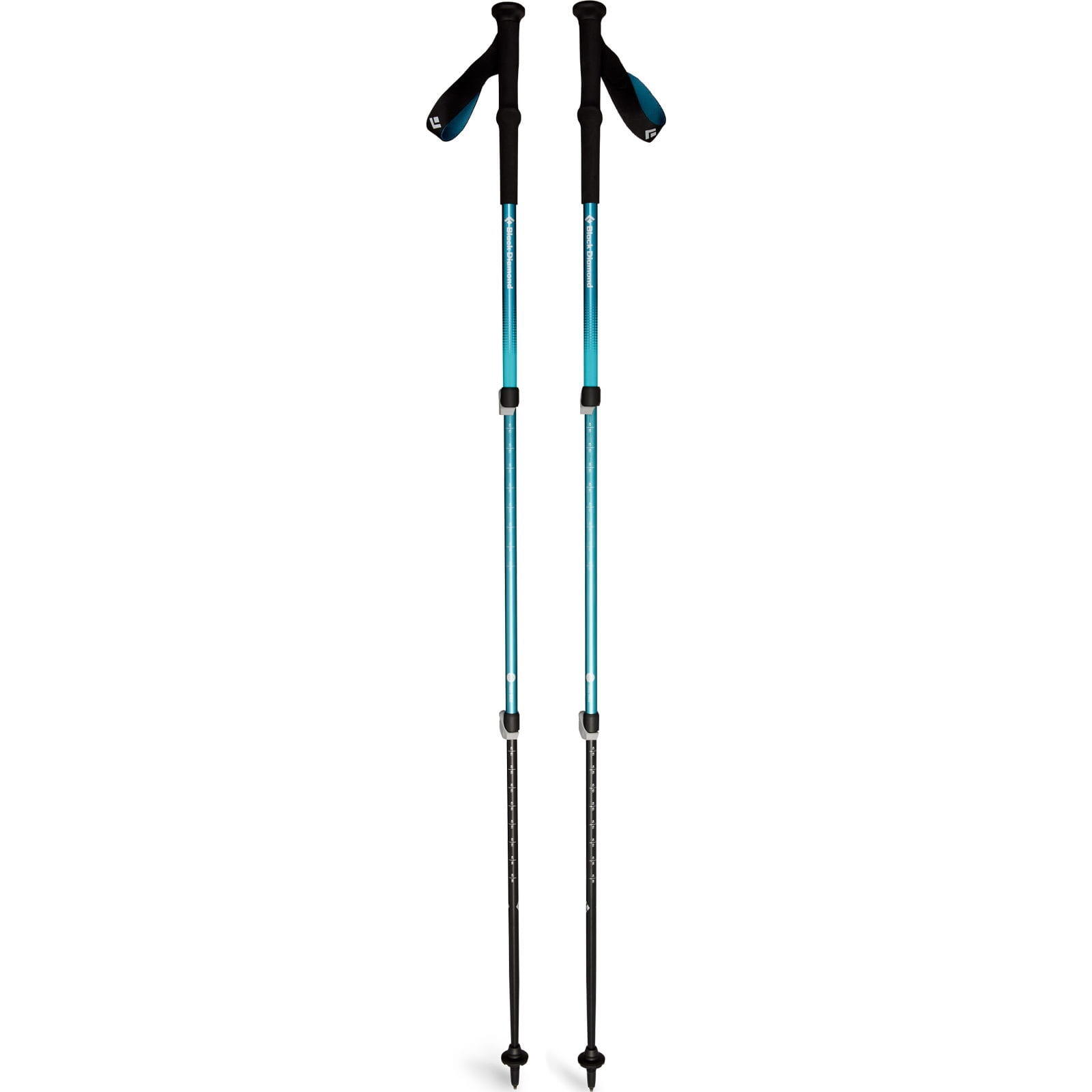 Kije aluminiowe Black Diamond Trail Back Trekking Poles - creek blue