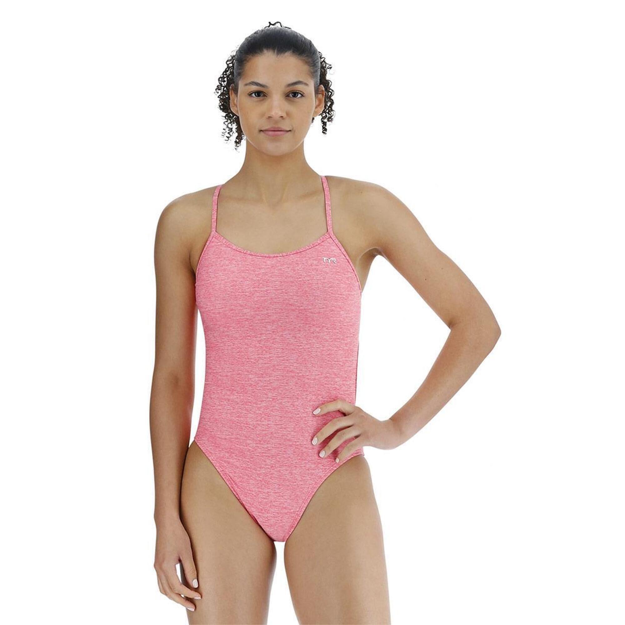 Strój Kąpielowy Tyr Lapped Trinity Fit – Różowy - Rozmiar 38