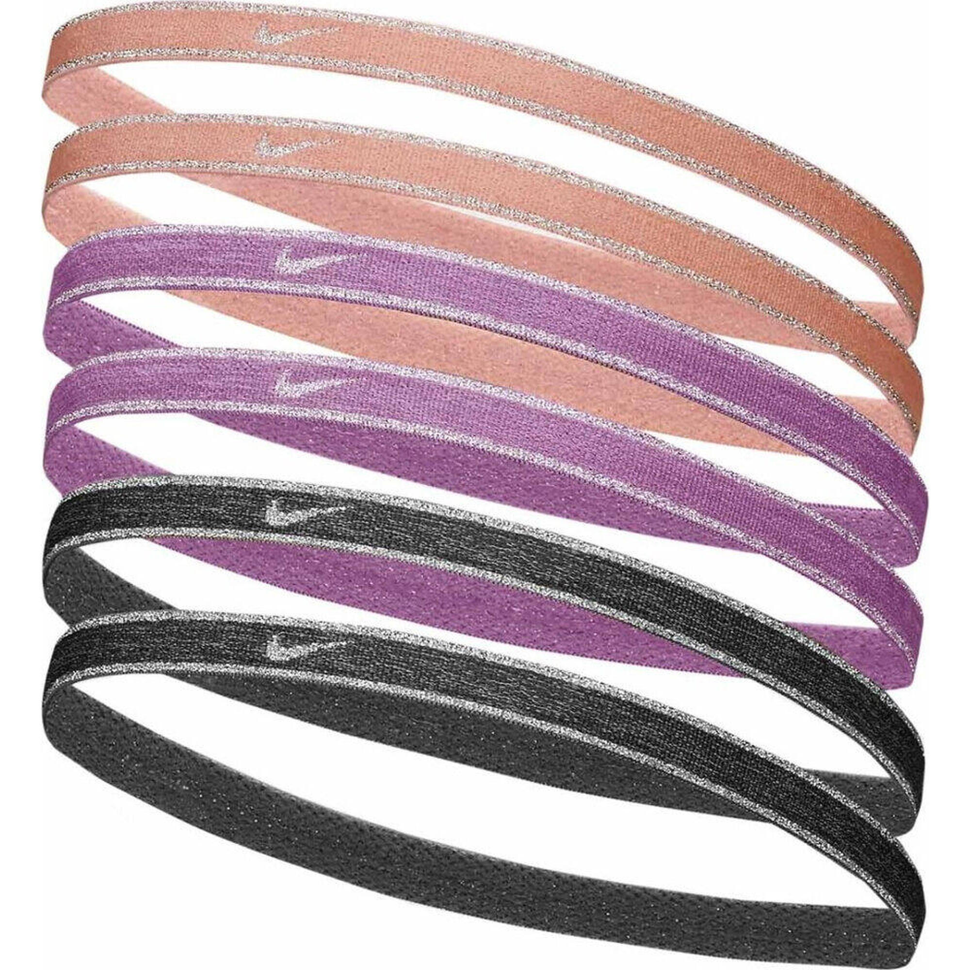 Opaski na włosy Nike Swoosh Sport metalic