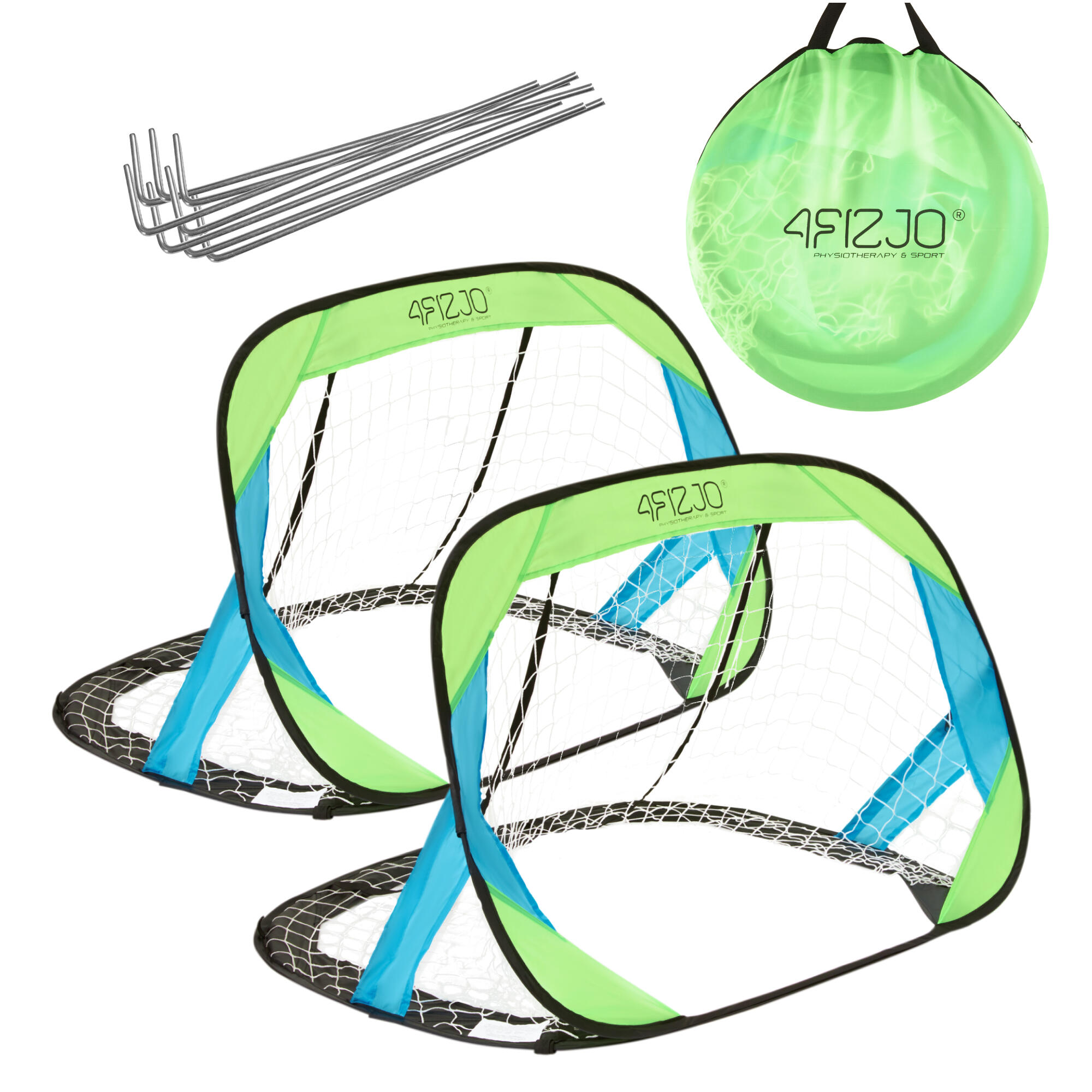 Składana bramka piłkarska dla dzieci 4FIZJO POP-UP 2 szt.