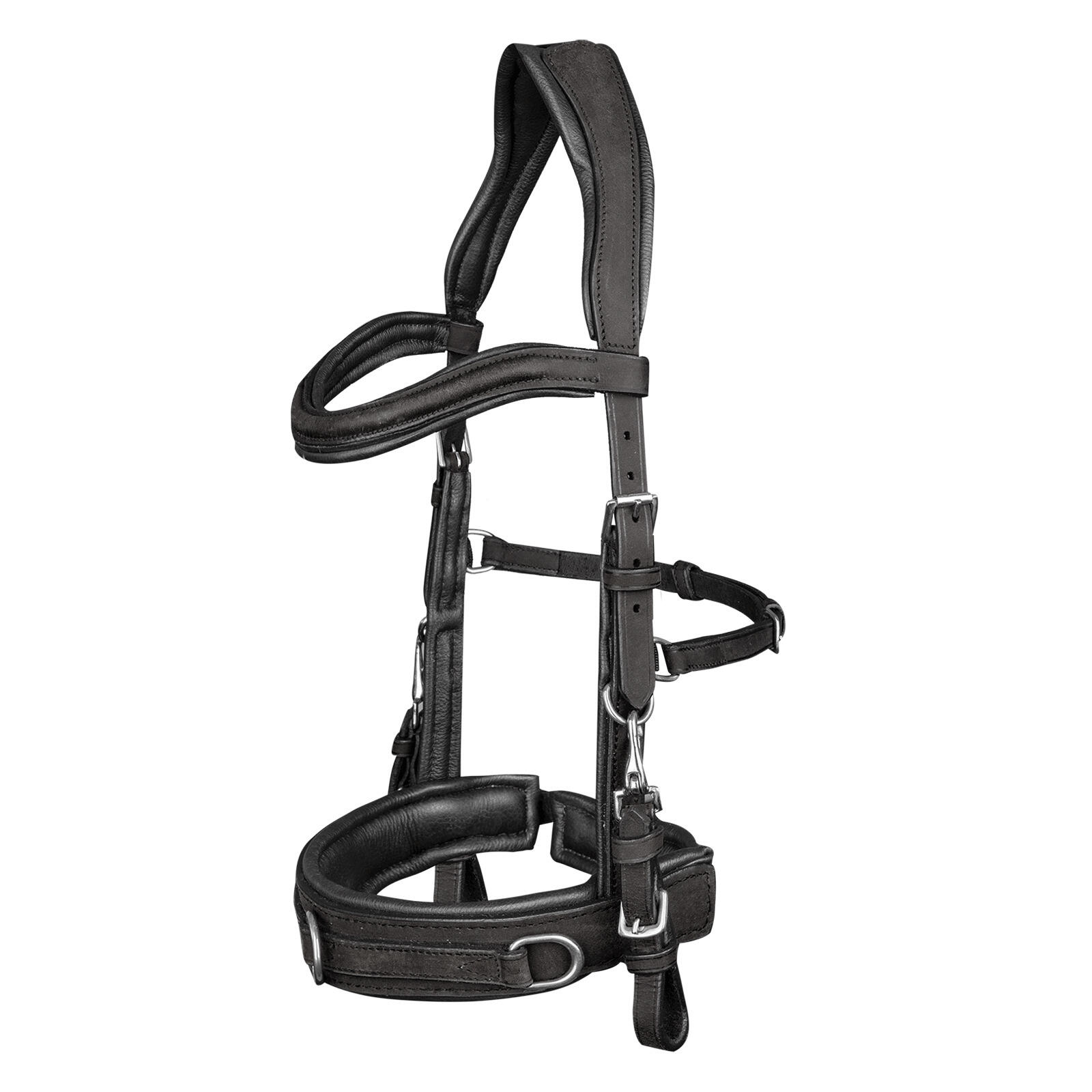 Skórzany anatomiczny kantar dla konia Waldhausen