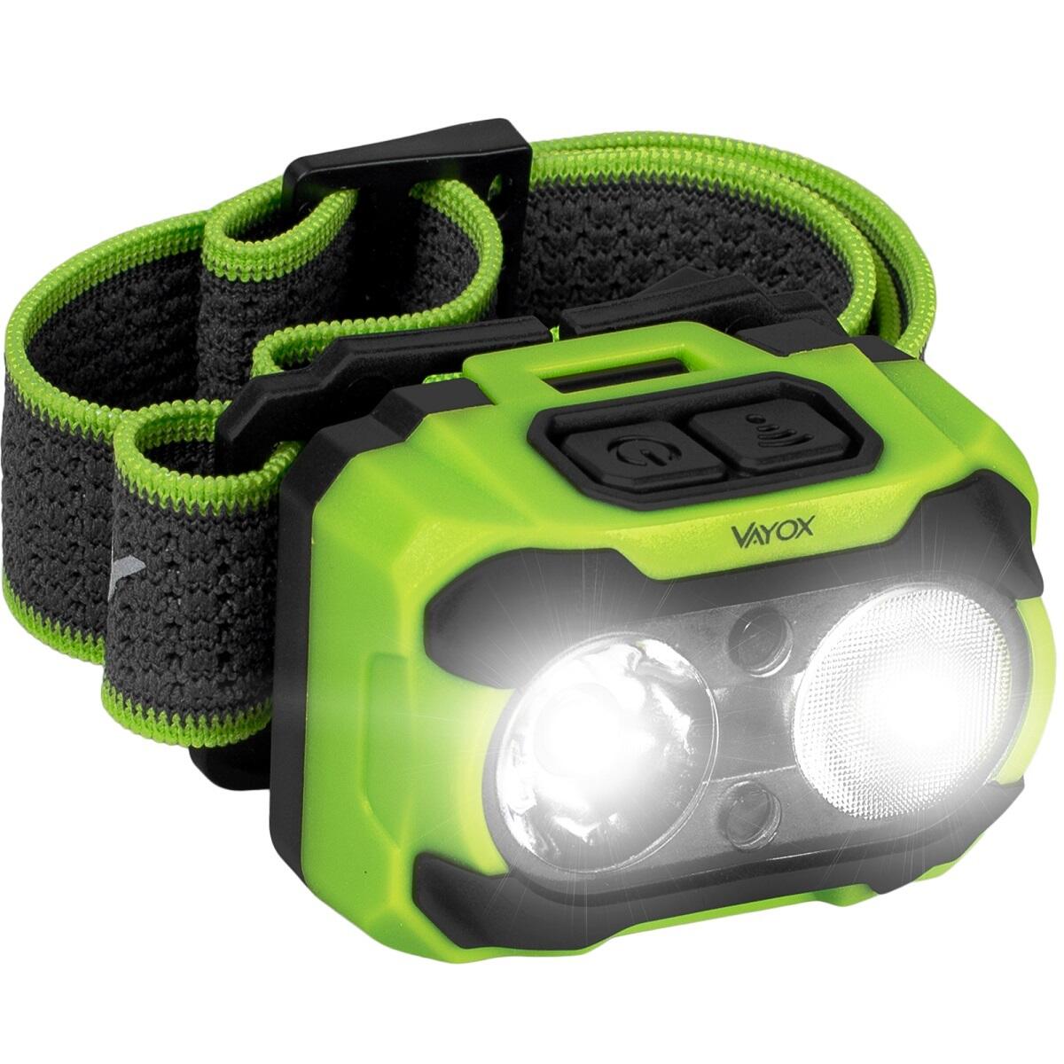 Latarka czołowa Vayox VA0361 TwinBeam 600lm akumulatorowa USB-C