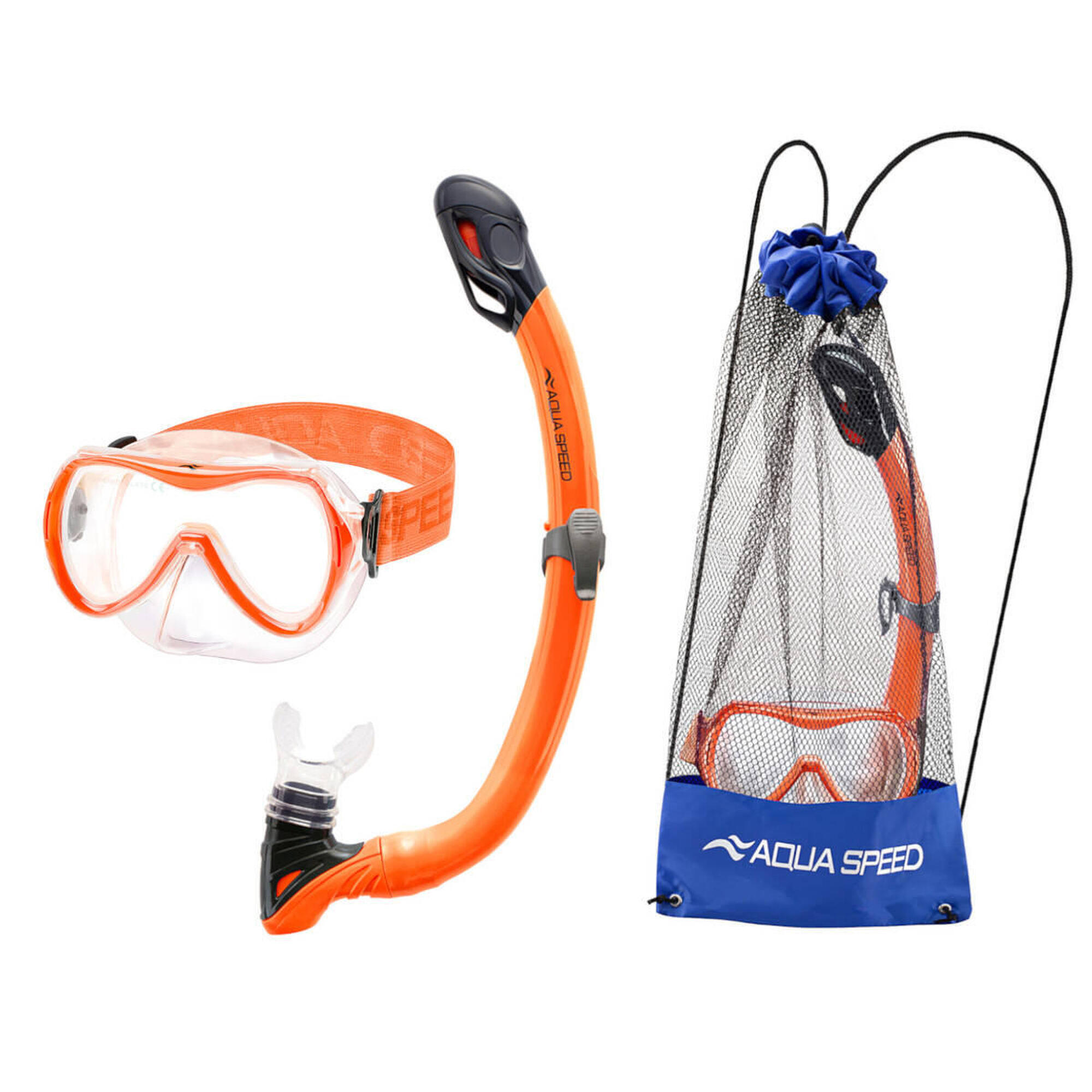 Zestaw do snorkelingu dla dzieci Aqua Speed Alize FS Samos + worek