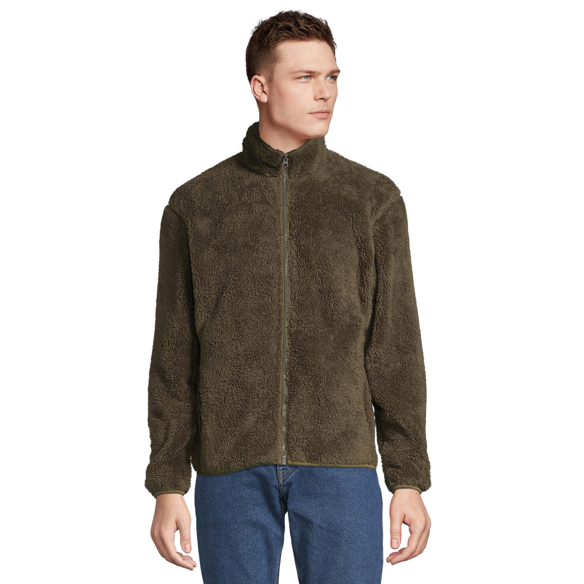 Bluza Polarowa Unisex Dla Dorosłych Z Zamkiem Błyskawicznym