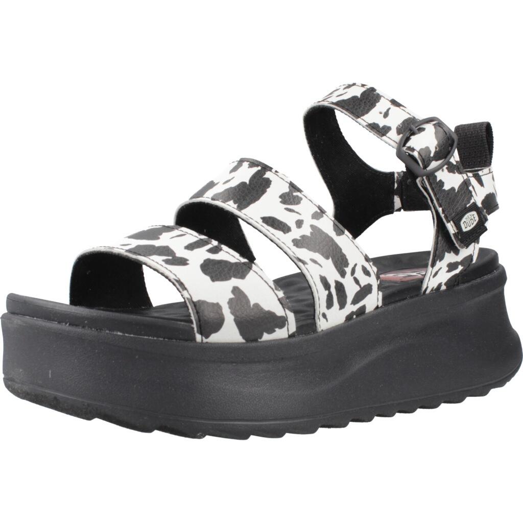 Sandały HEY DUDE DELRAY BUCKLE ANIMAL Nadruk zwierzęcy