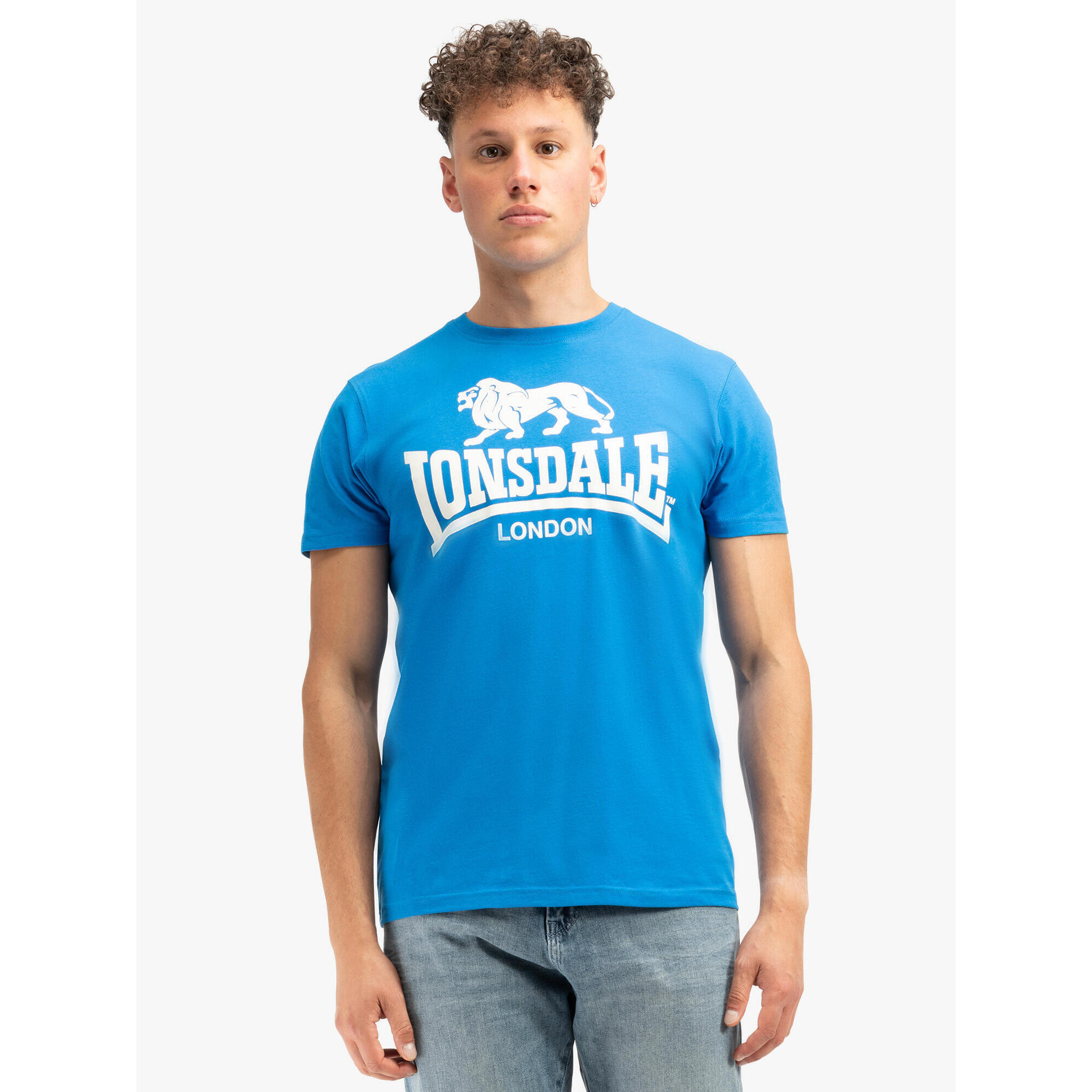 T-shirt o klasycznym kroju Lonsdale Logo