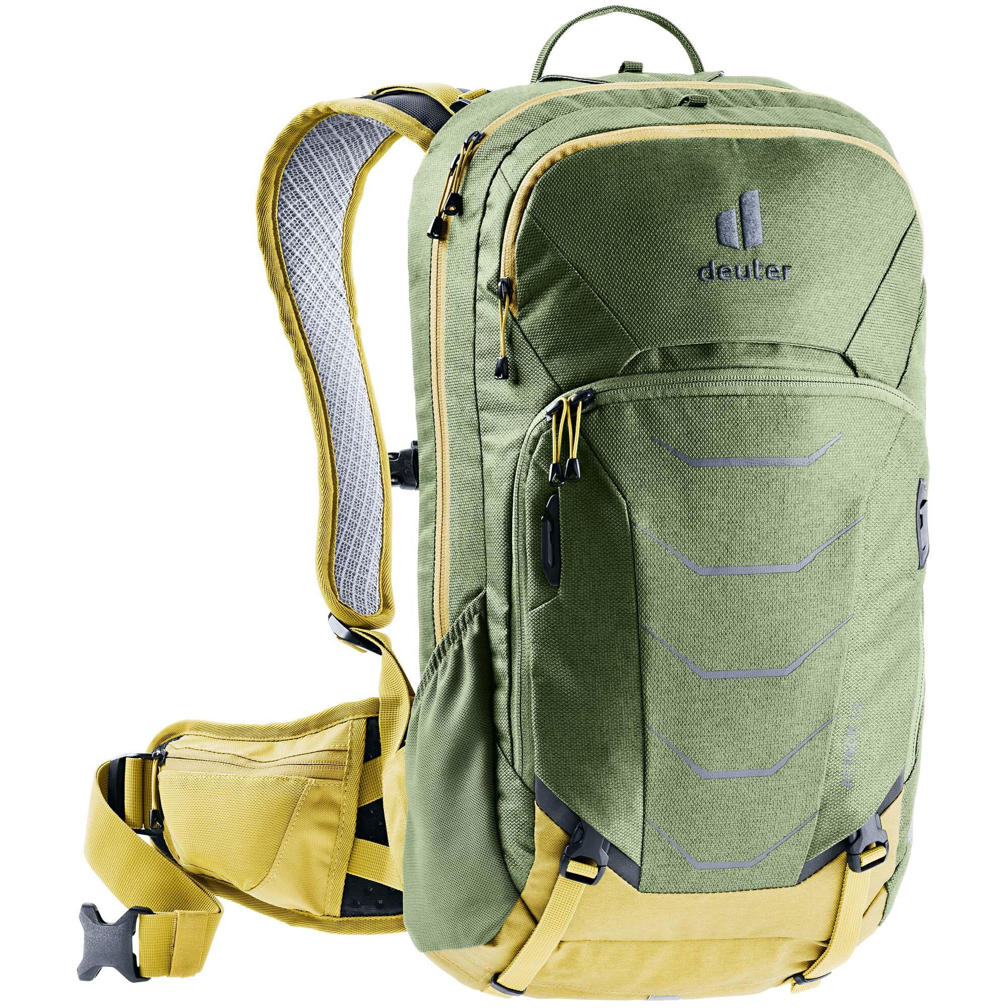 Plecak rowerowy Deuter Attack 16 khaki-turmeric