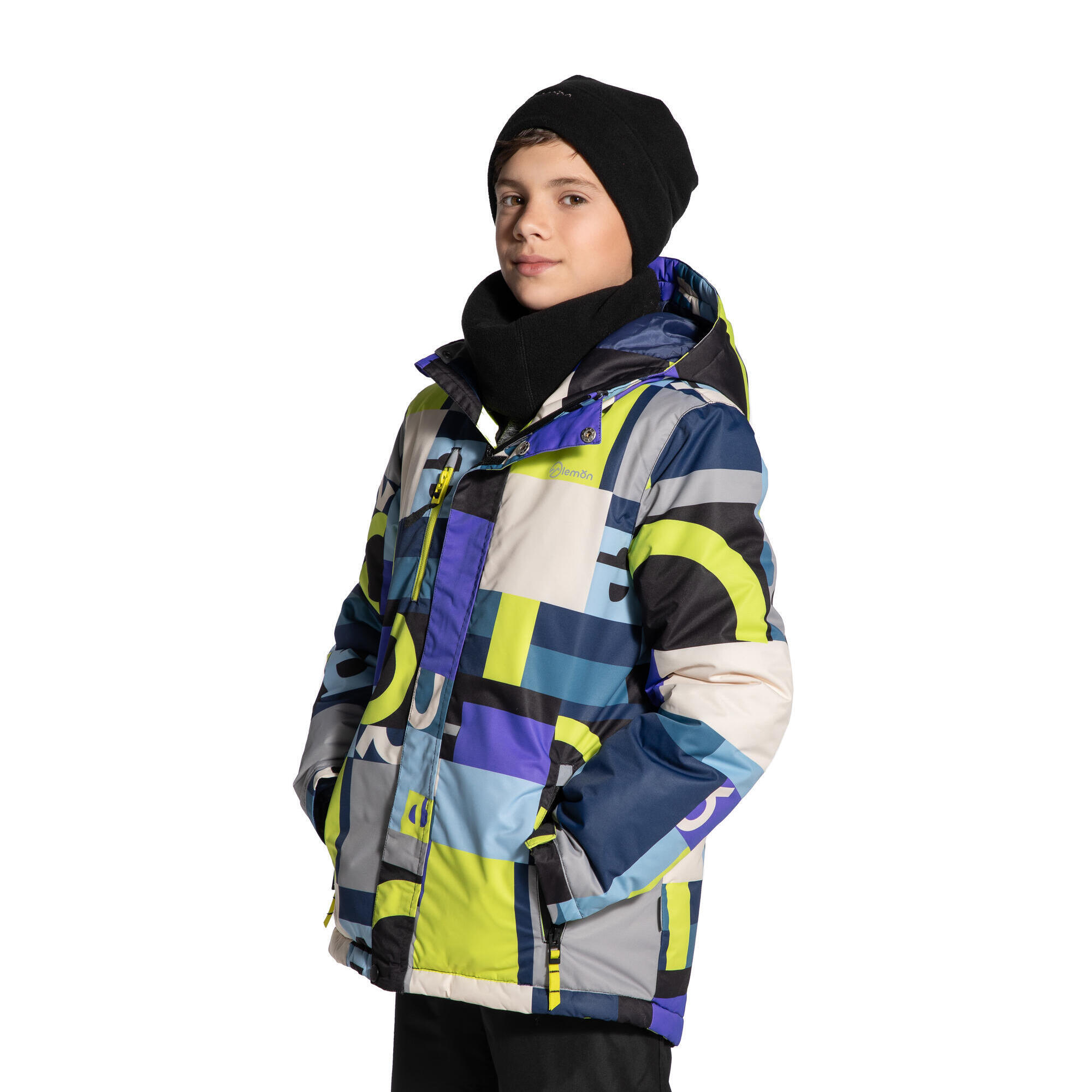 Kurtka narciarska dla dzieci snowboard ThermoTEX Lemon Explore ZL4