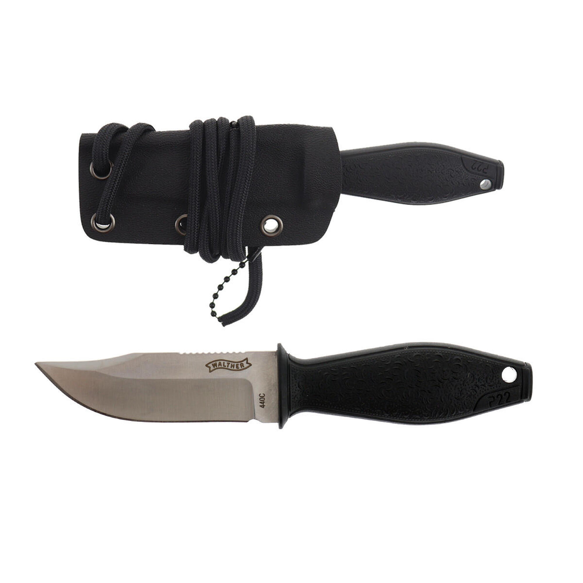 Nóż ze stałą głownią survivalowy P22 BSK