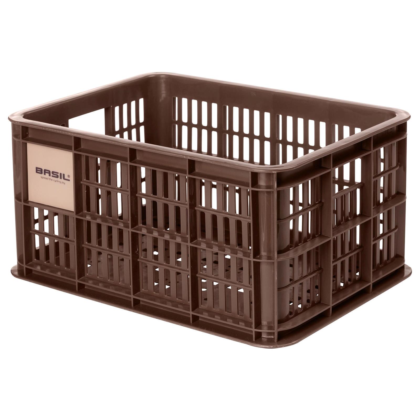 Skrzynia Rowerowa Z Recyklingu Crate M 29,5 Litra 35 X 45 X 25 Cm - Brązowa