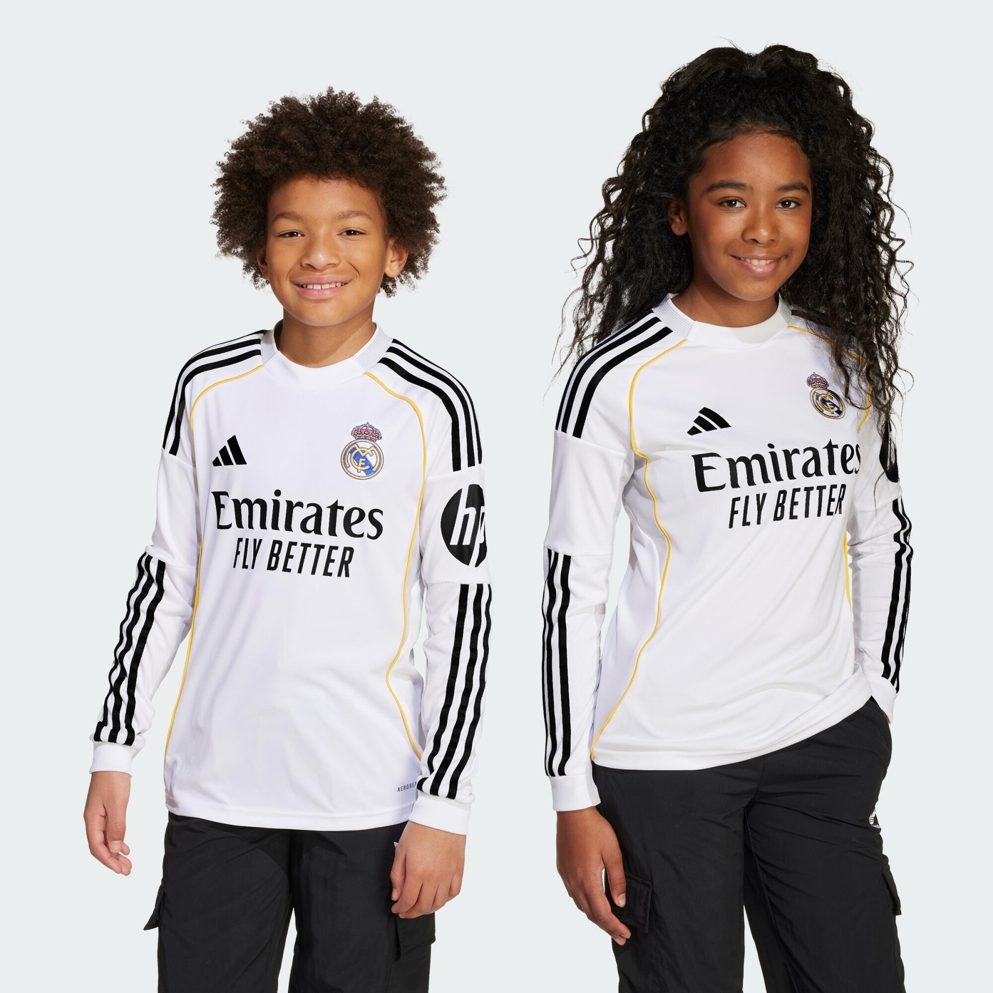 Koszulka Real Madrid 25/26 Long Sleeve Home Kids