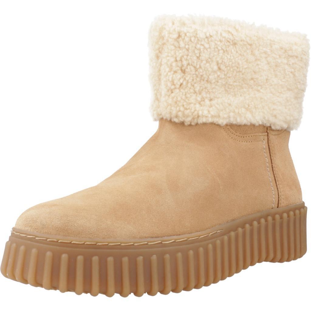 CLARKS 167079 Jasnobrązowy