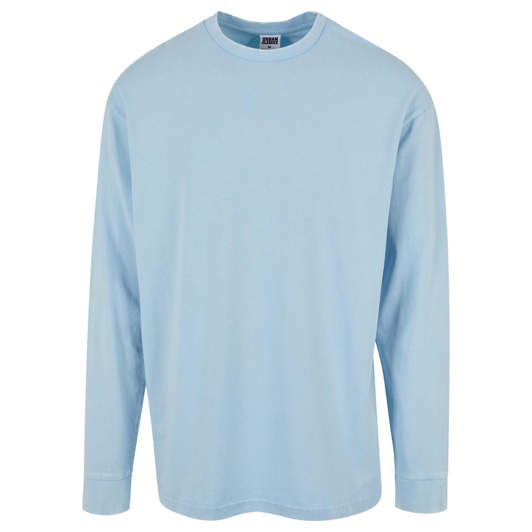 Koszulka z długim rękawem z efektem acid wash Urban Classics Heavy Boxy