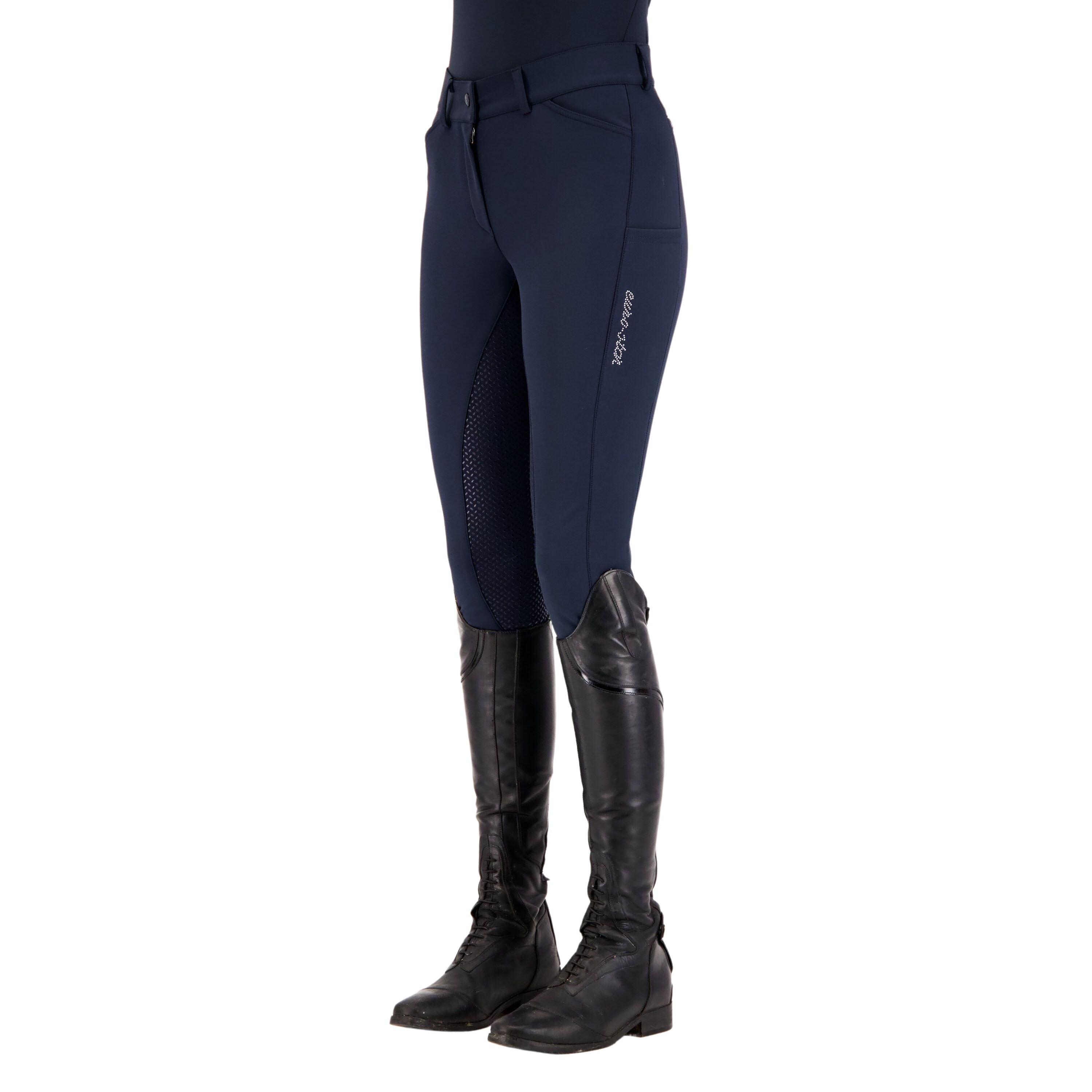 Damskie spodnie jeździeckie o pełnej przyczepności Euro-Star Arista Fashion Diam