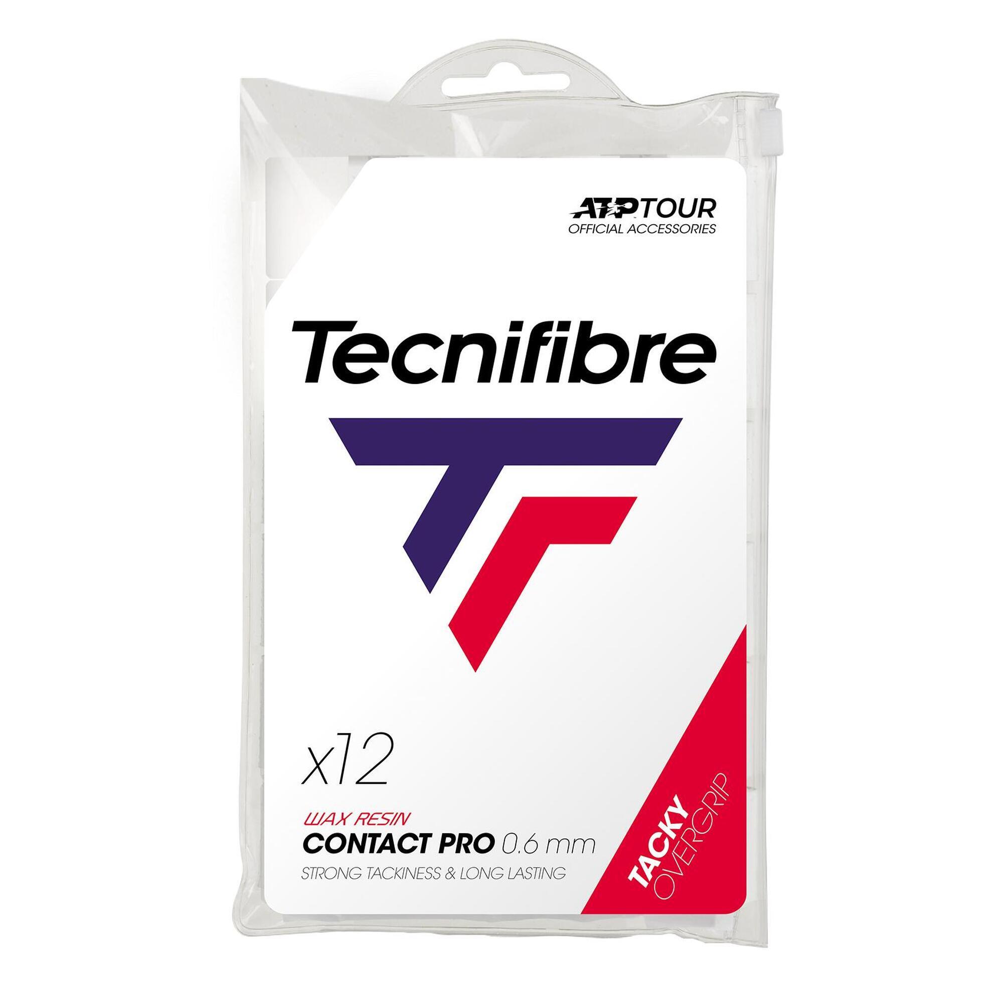 Owijka tenisowa Tecnifibre Pro Contact, Biała