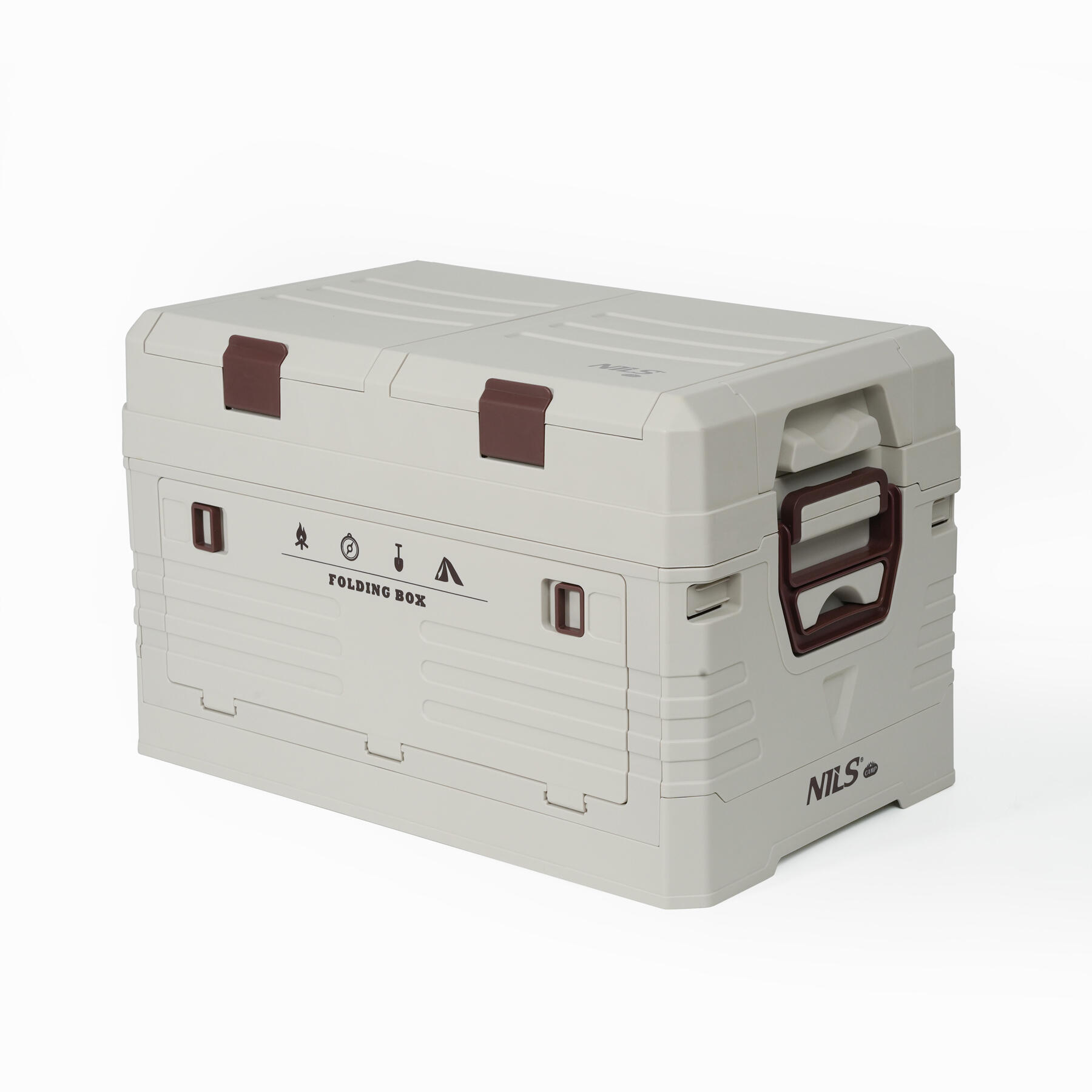 Skrzynia kempingowa z pokrywą składana NCB4003 Nils Camp