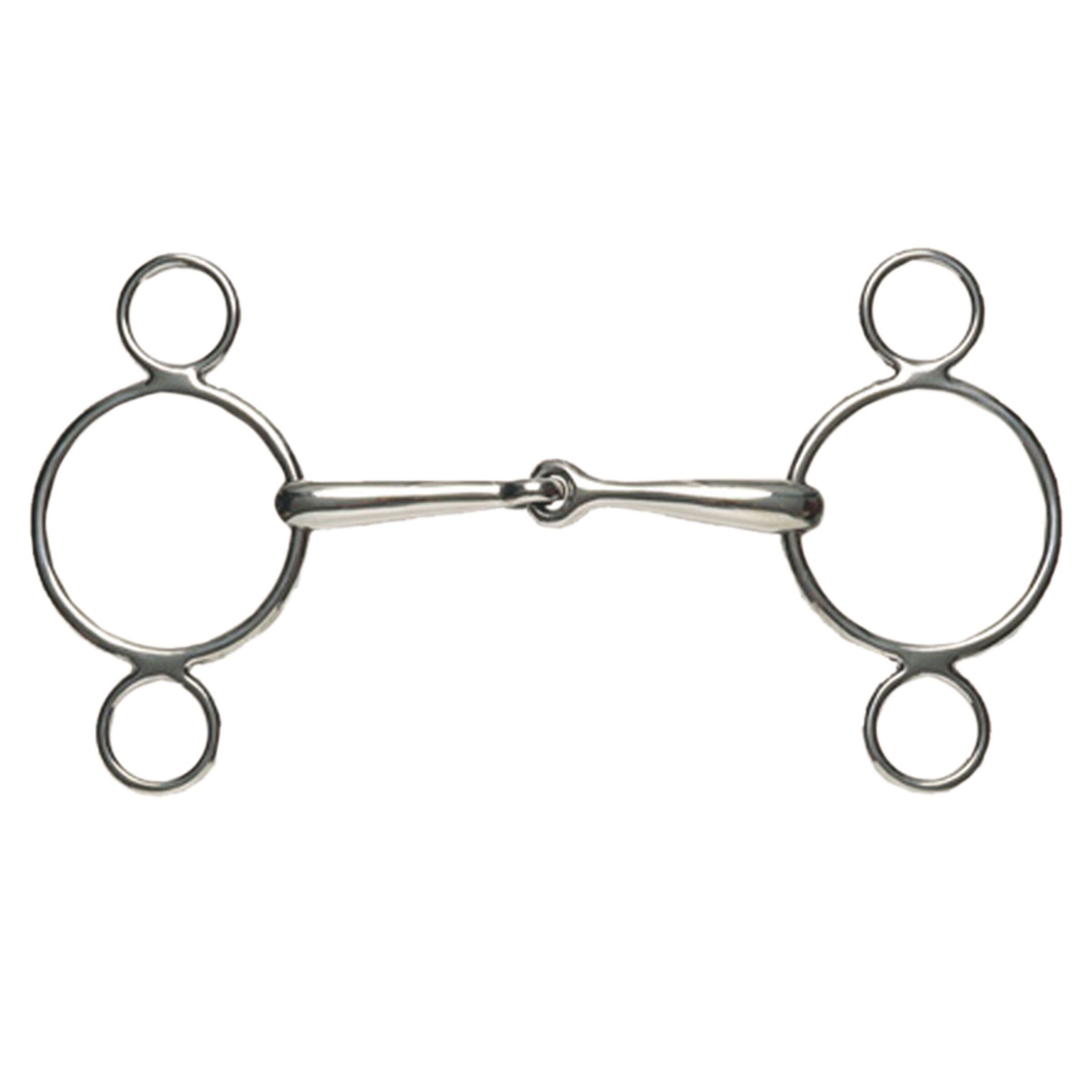 2-pierścieniowe wędzidło ze stali nierdzewnej Weatherbeeta Korsteel