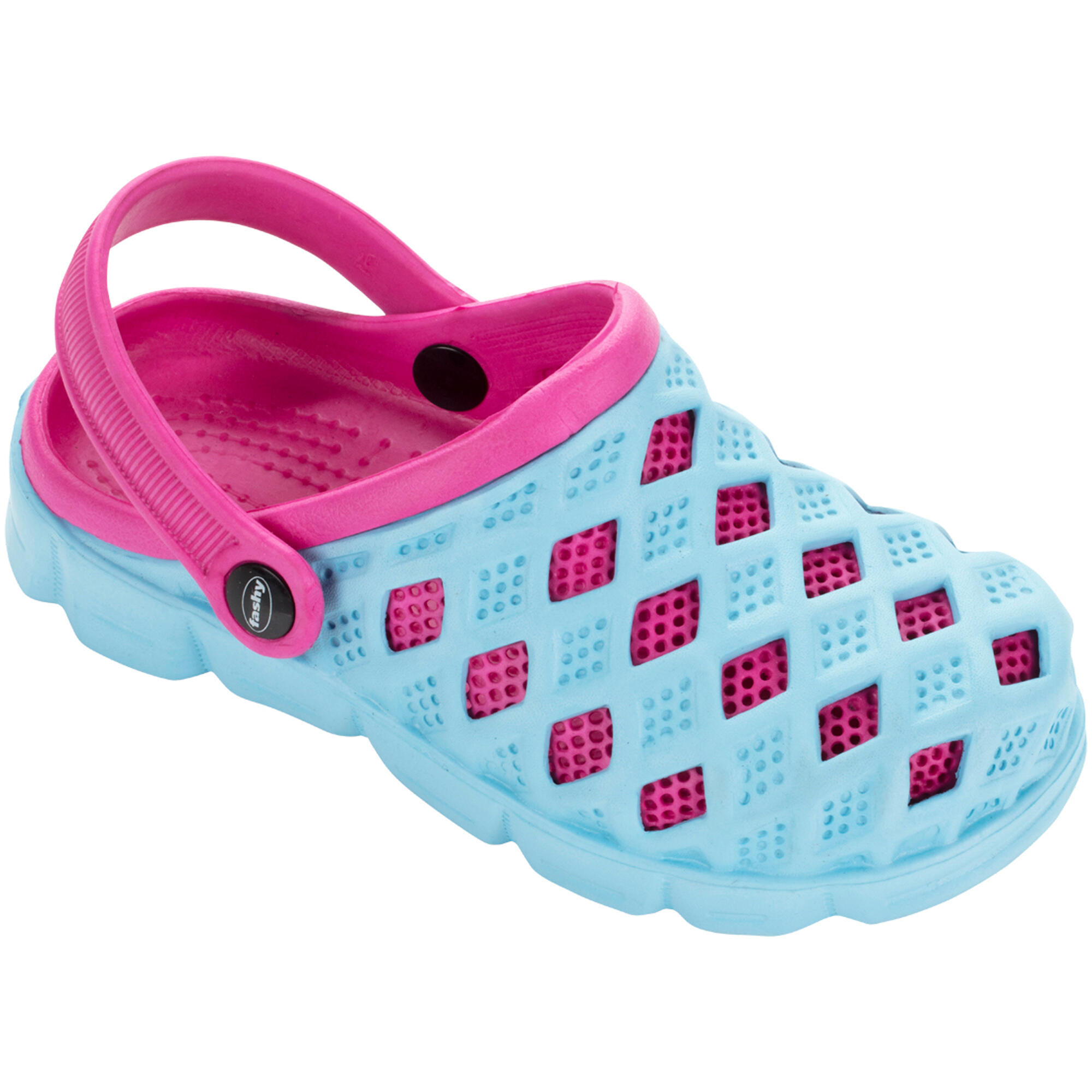 Chodaki dziecięce FASHY Sephia - niebieskie, gumowe, antypoślizgowe, lekkie