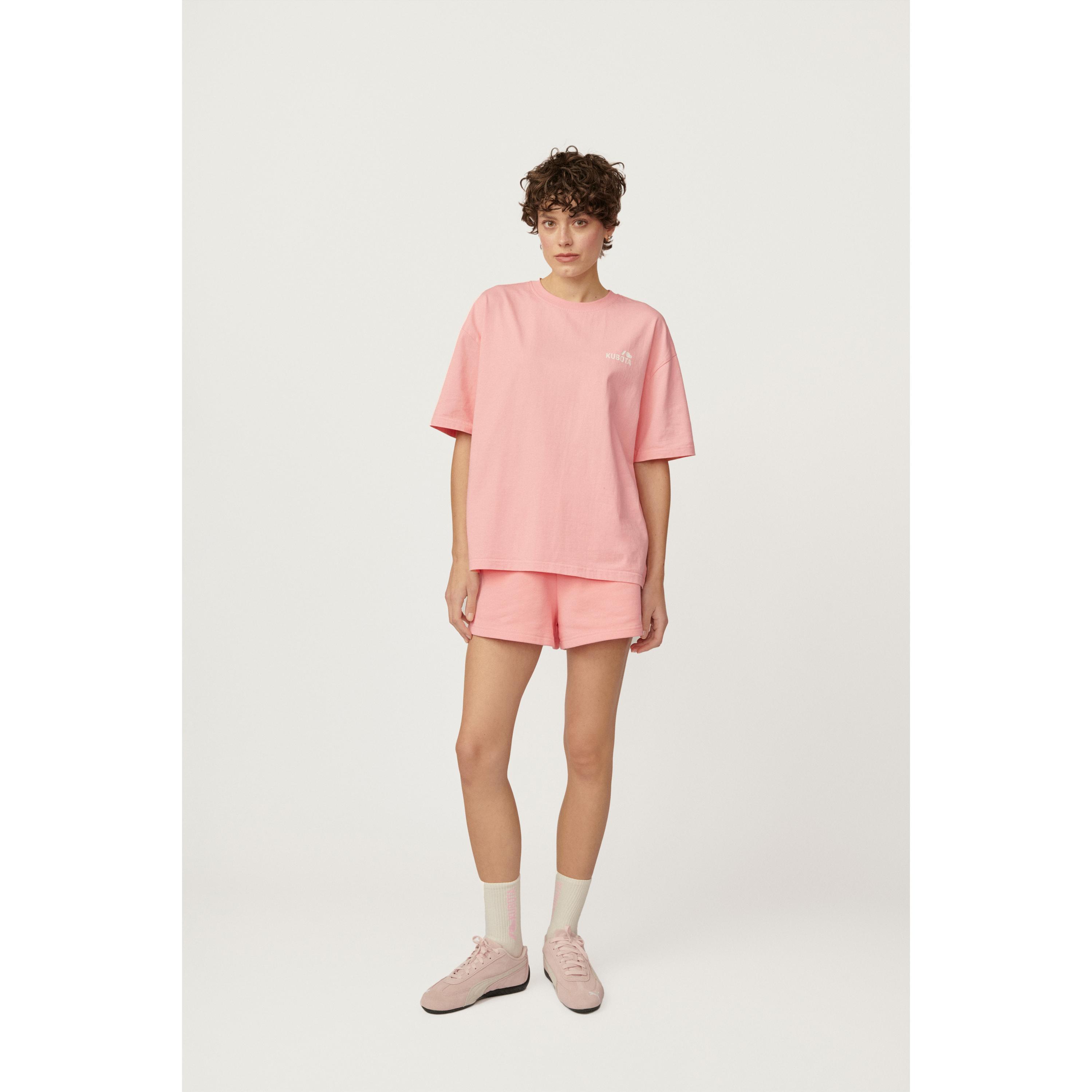 T-shirt Kubota różowy damski
