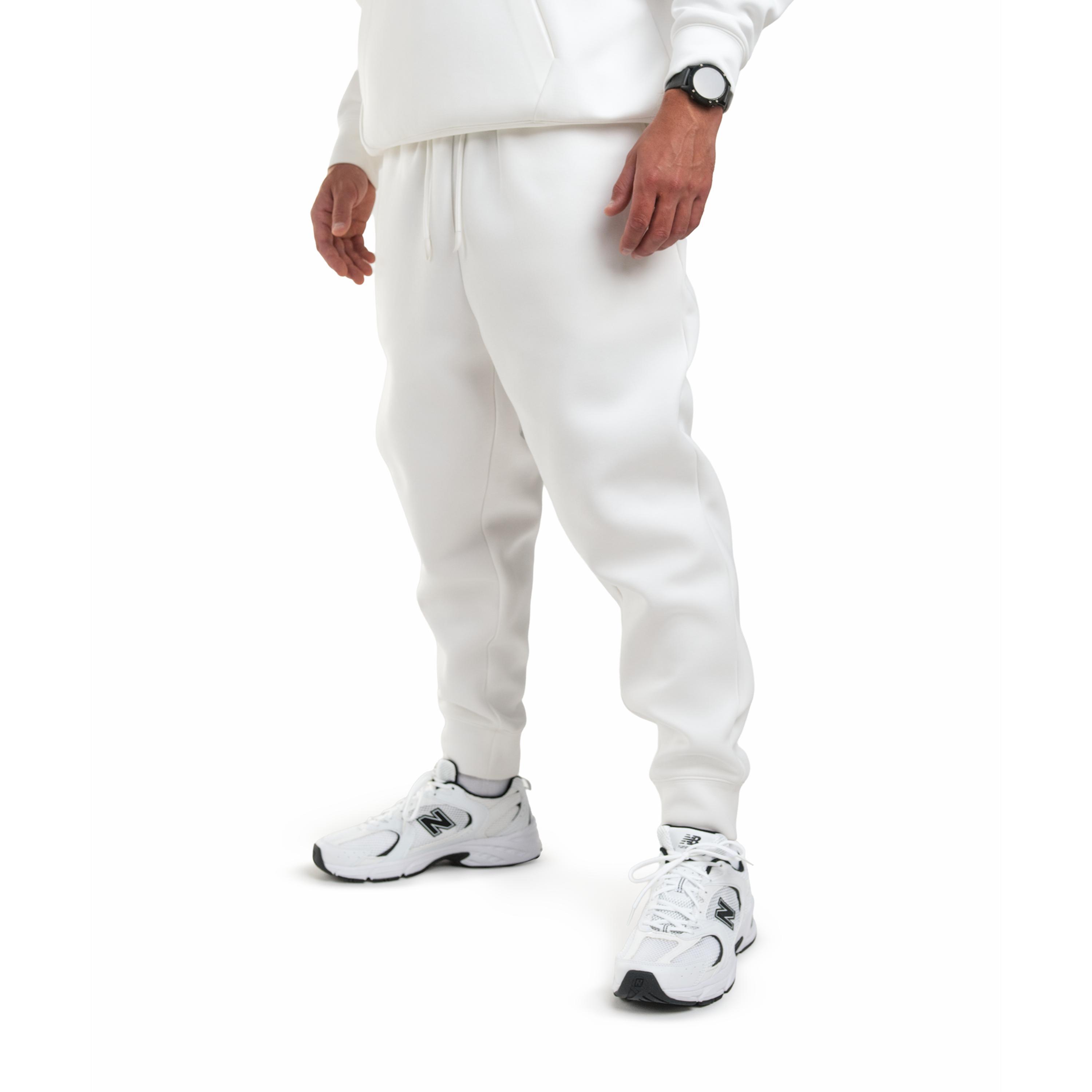 Spodnie INTERLOCK OVERSIZE DZIK® białe