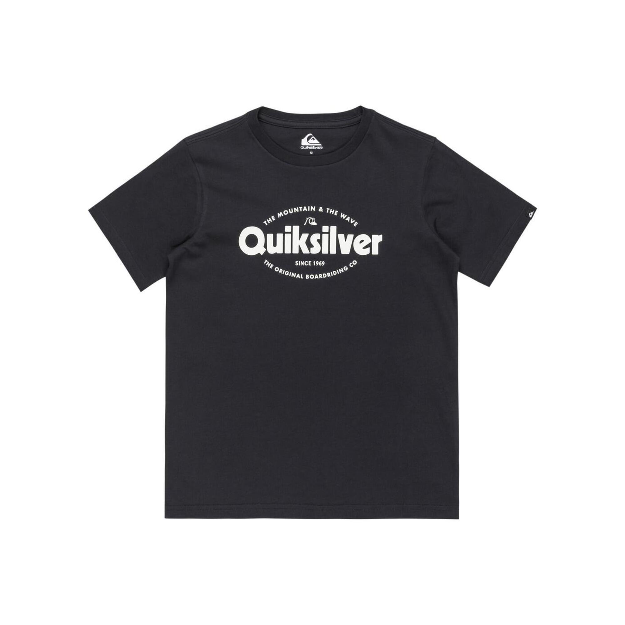 Koszulka z krótkim rękawem dla Chłopcy EV SHAPE ALL DAYS Czarny