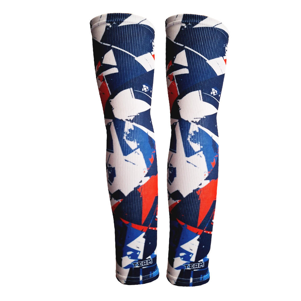 Rękawki siatkarskie unisex JG TEAM prążkowane midi