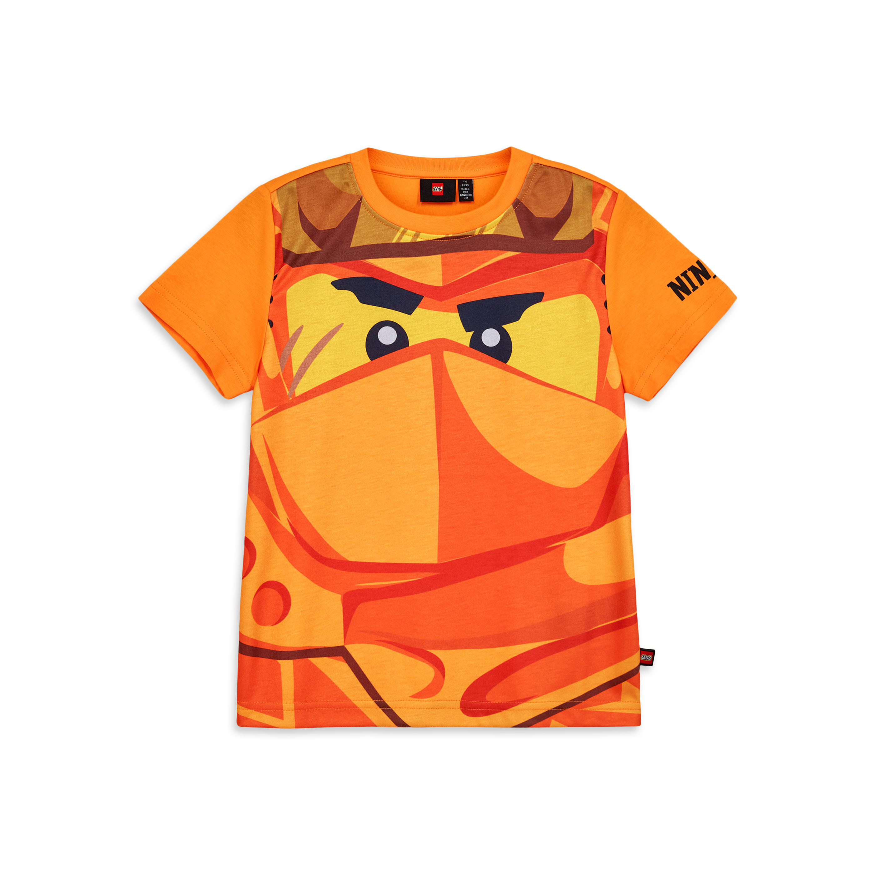 Koszulka Dziecięca Bio Bawełna LEGO Ninjago Tano 311 Pomarańczowa
