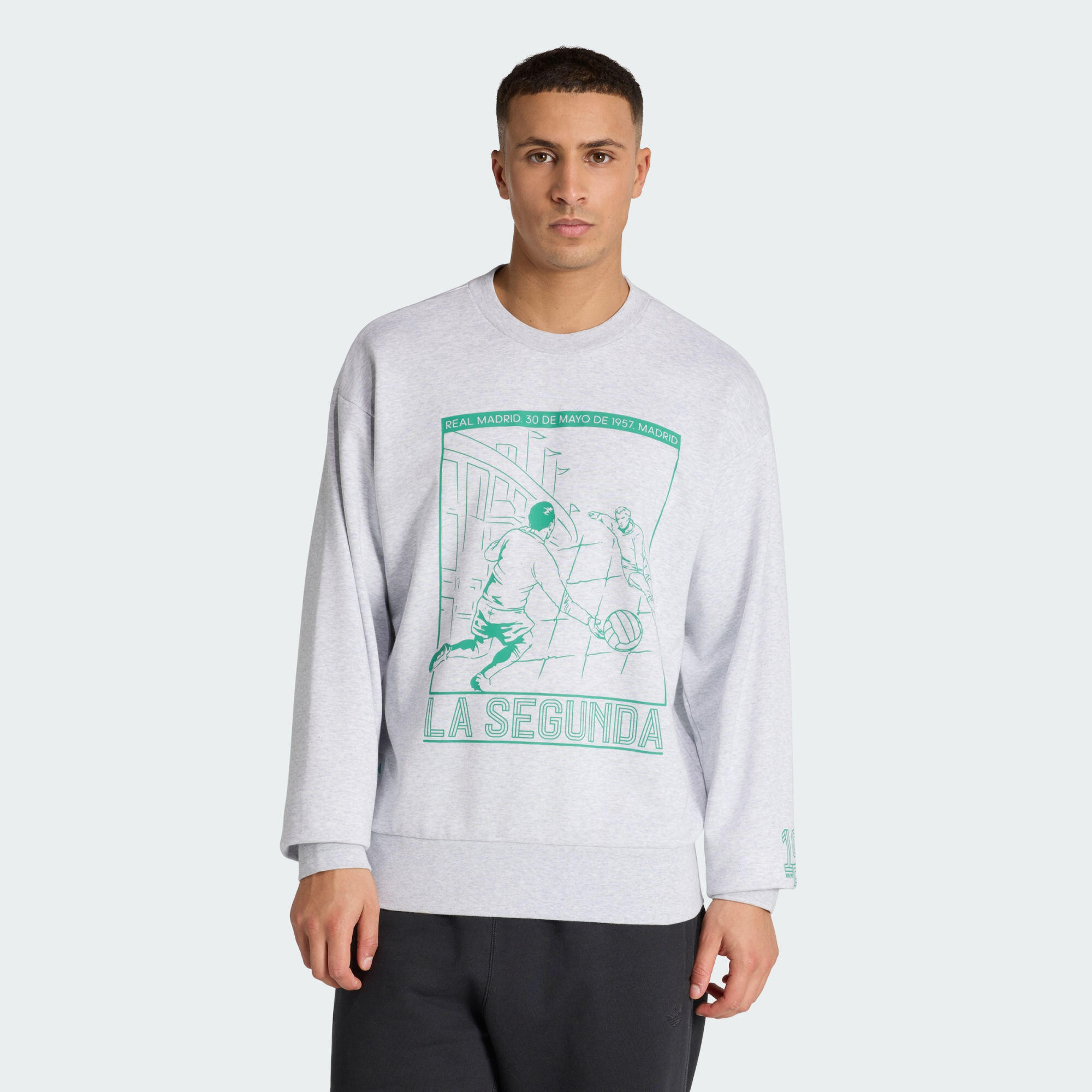 Bluza Real Madrid Heritage Crew Sweat