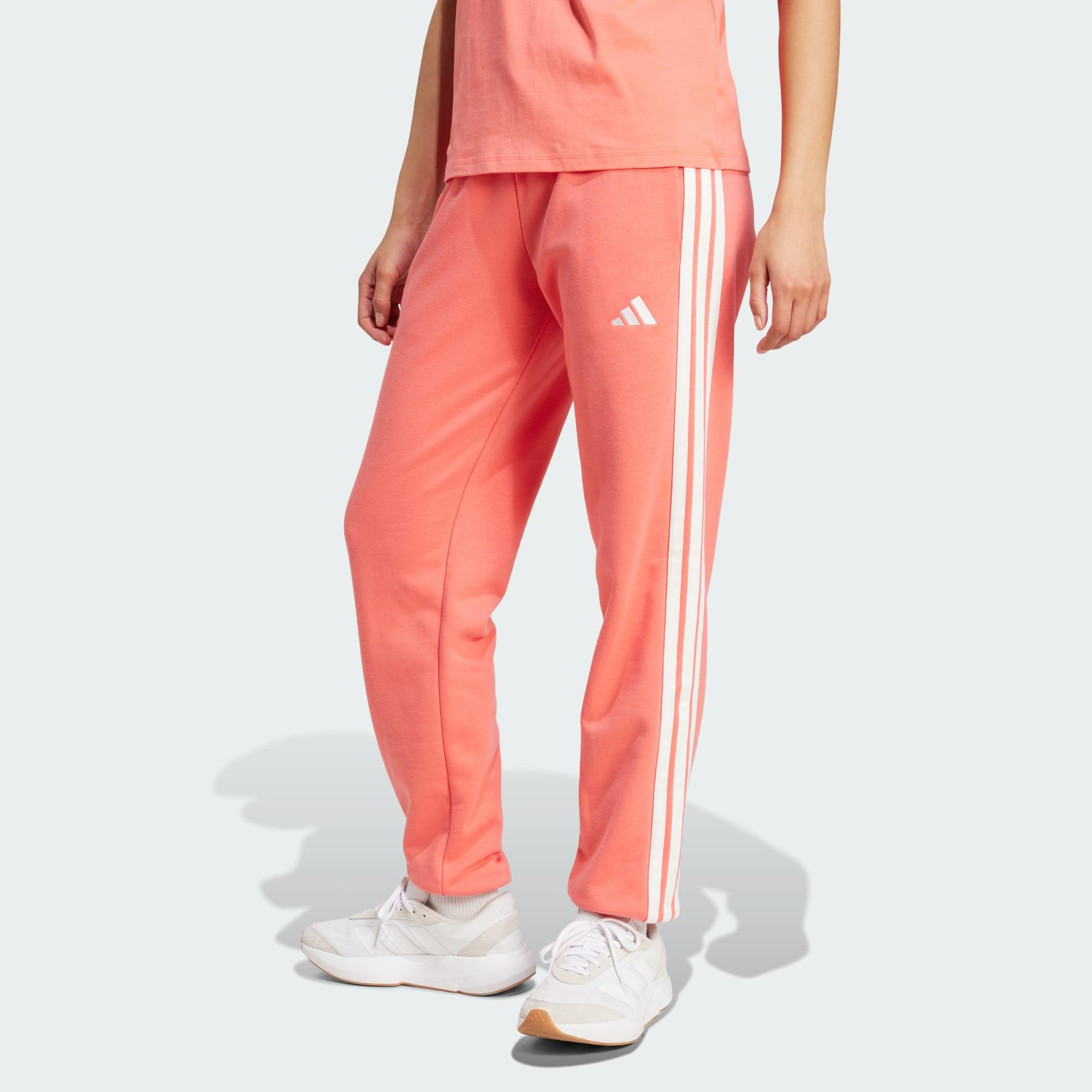 Spodnie Essentials 3-Stripes French Terry Cuffed